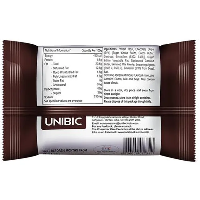 Unibic Cookies - Chocolate Chip, 150 G Pouch – view 2