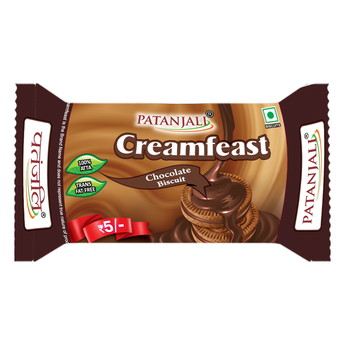 Patanjali Creamfeast Chocolate Biscuit 35 g – view 1