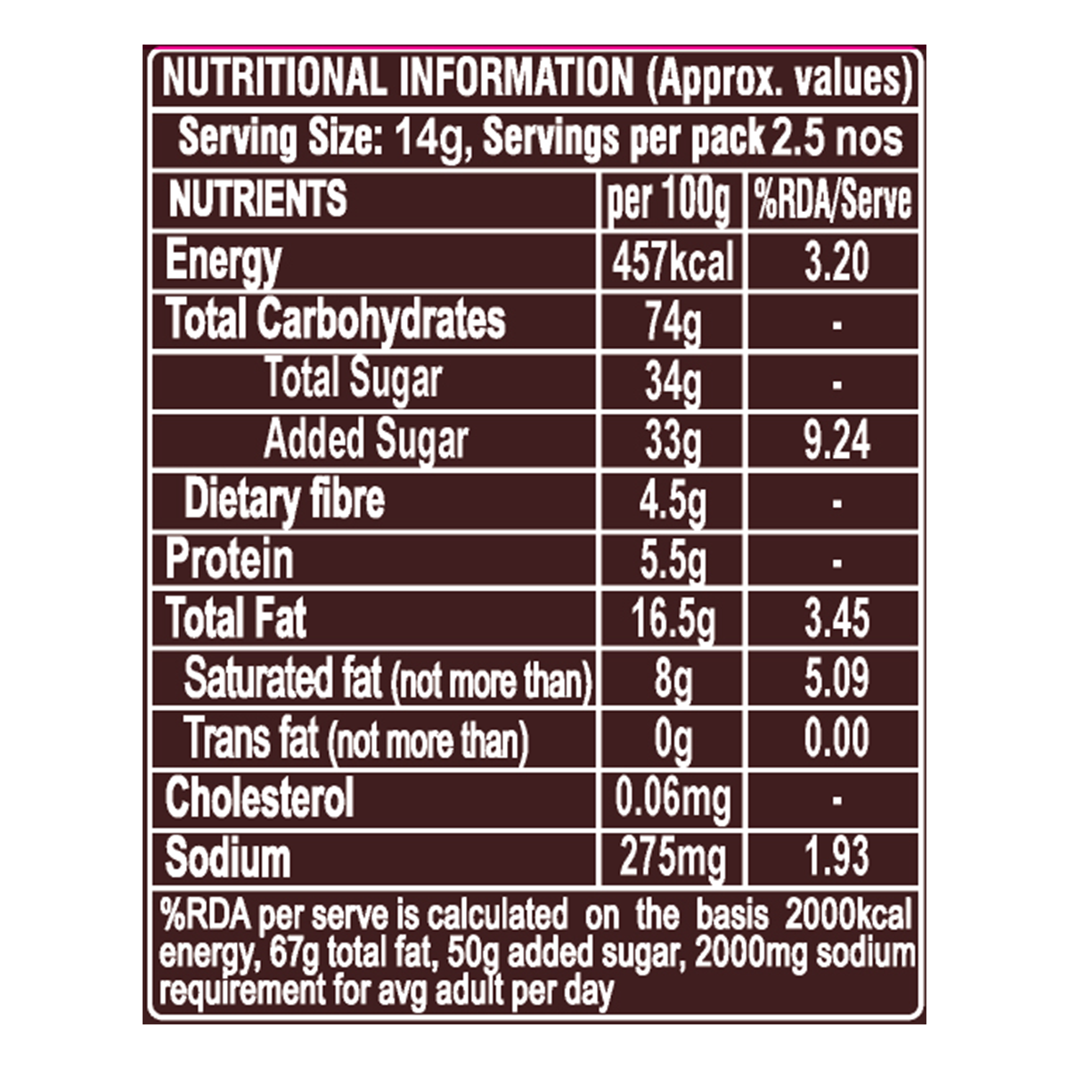 Patanjali Creamfeast Chocolate Biscuit 35 g – view 4