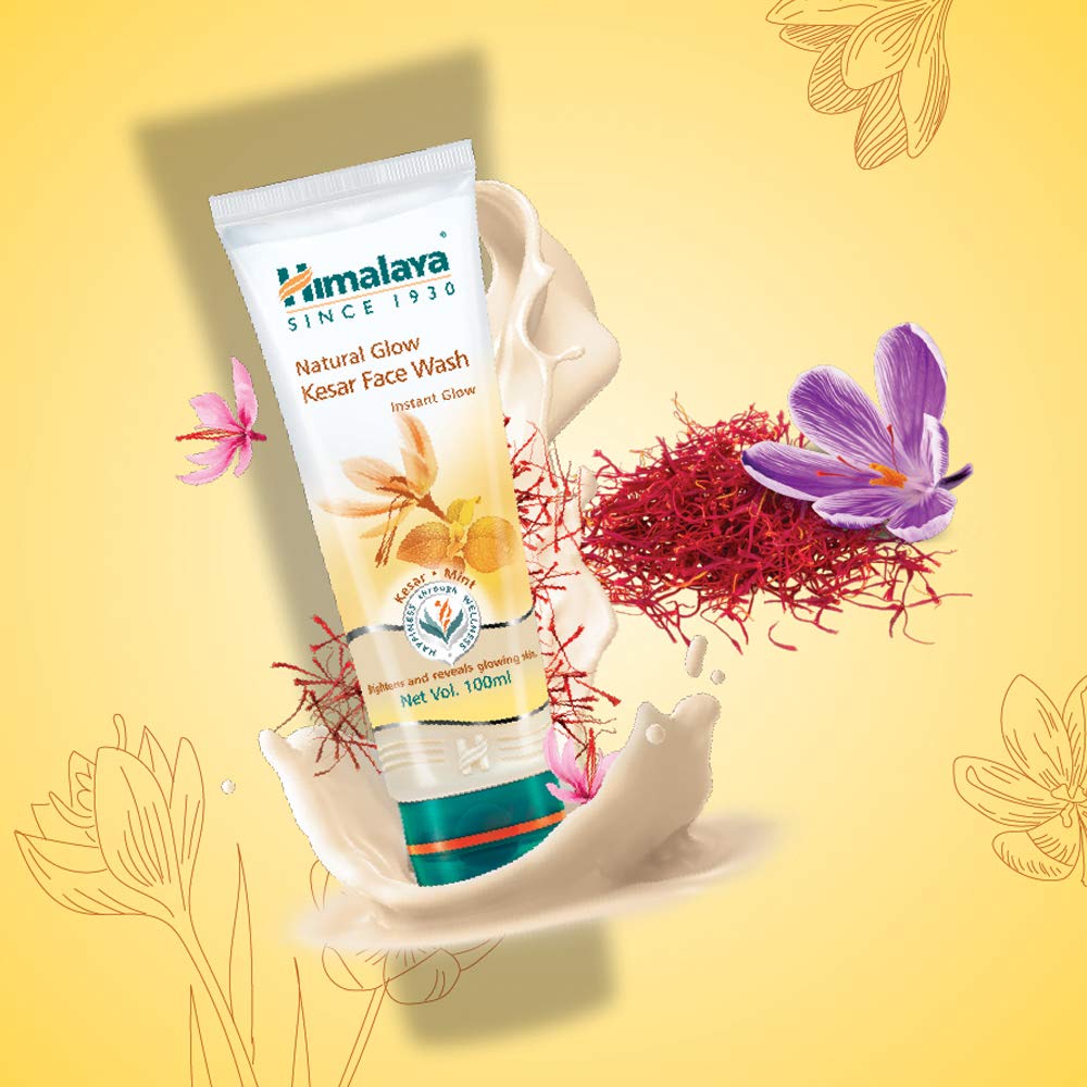 Himalaya Natural Glow Kesar Face Wash, 50ml – view 5