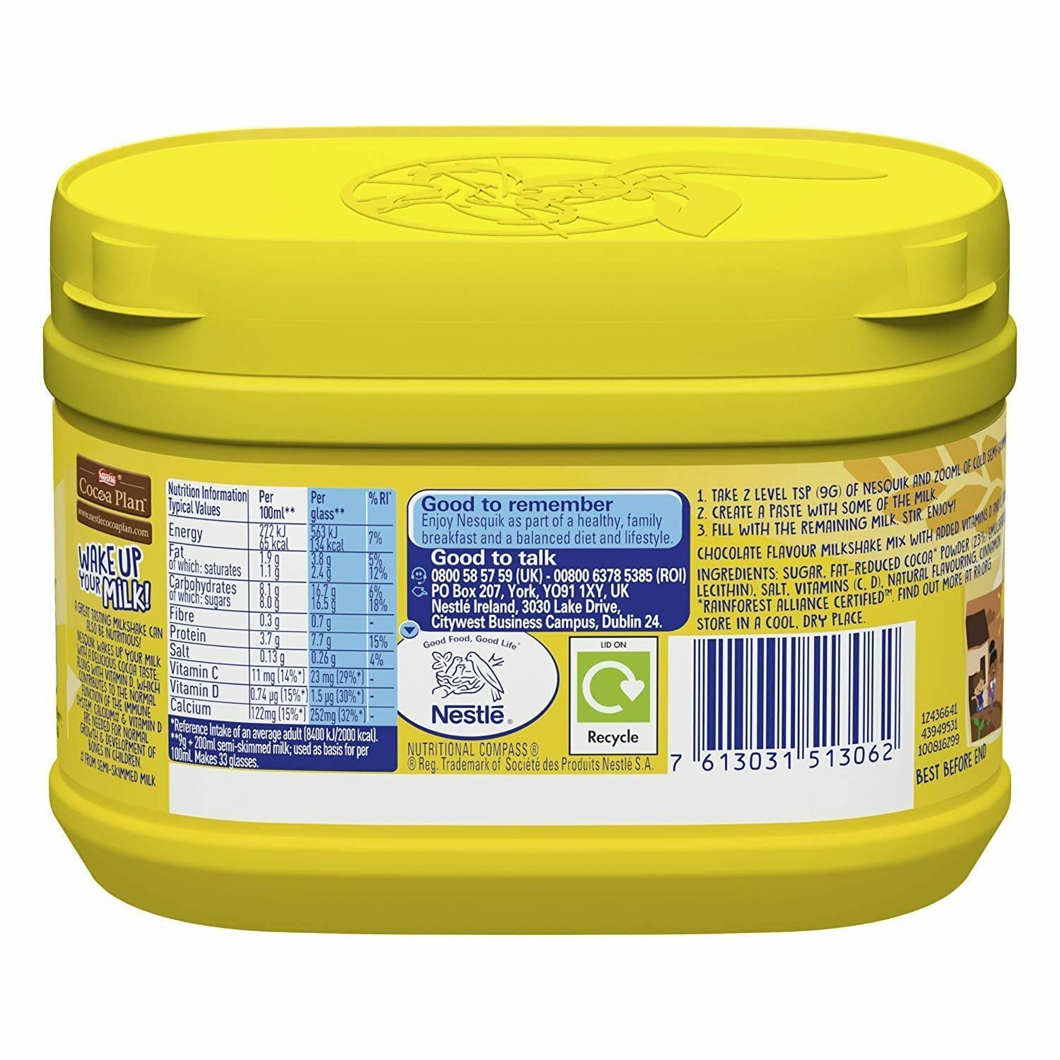 Nestle Nesquik Chocolate Drink, 300 Grams, ( Pack of 1 ) – view 2