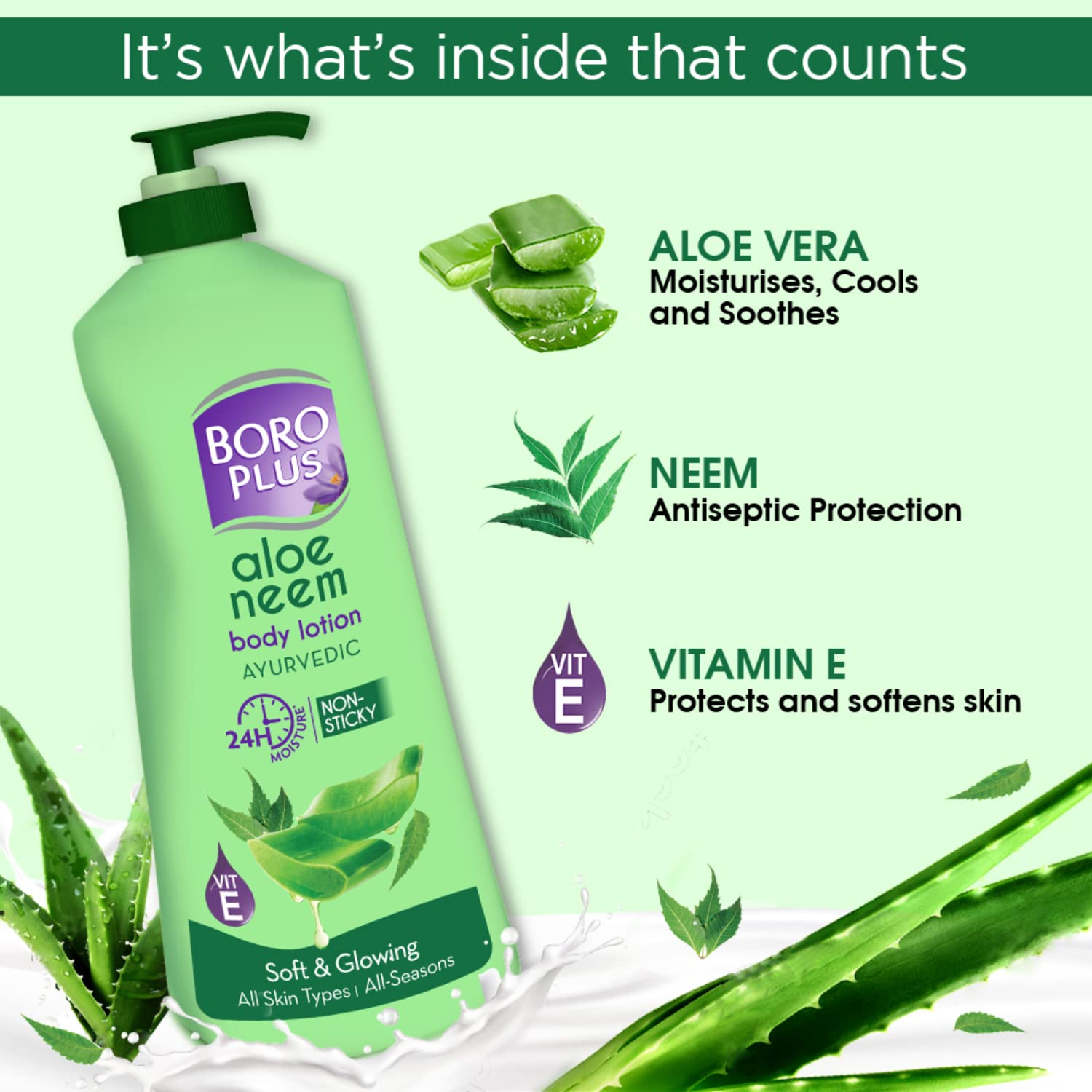 BoroPlus Aloe Neem Body Lotion 400ml – view 2