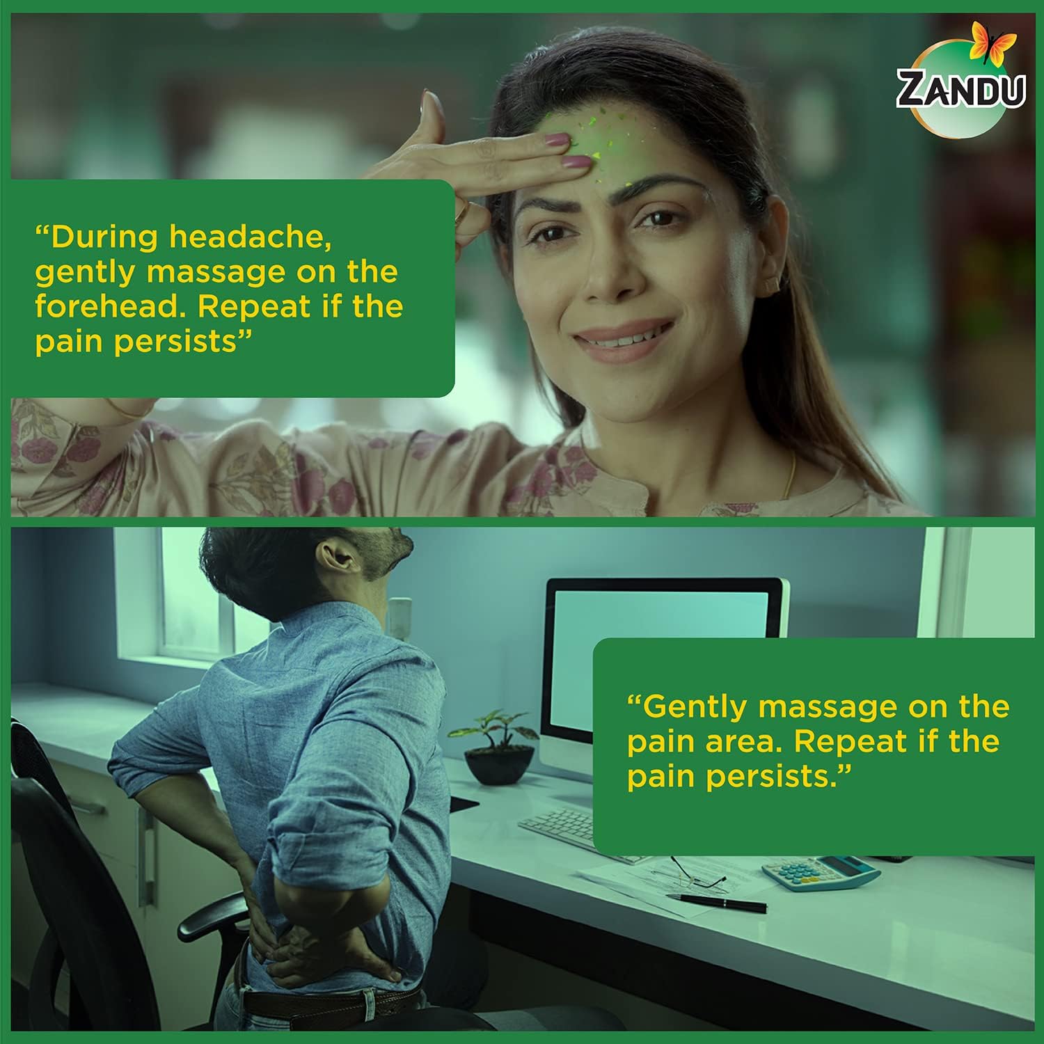 Zandu Balm, 25ml, Ayurvedic balm for effective relief from Headache, Body Pain, Sprain and Cold – view 8