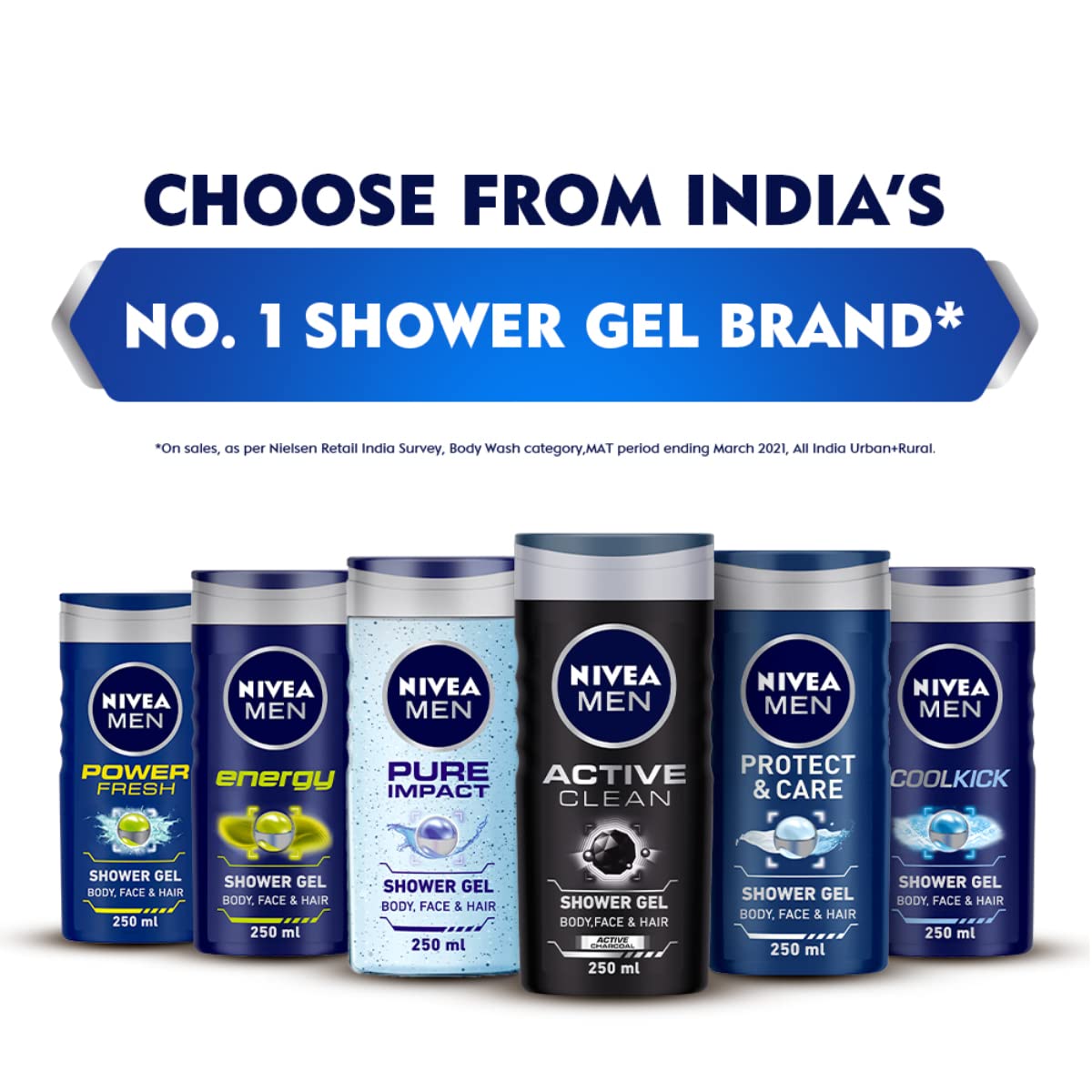 NIVEA MEN Vitality Fresh 250ml Body Wash – view 6
