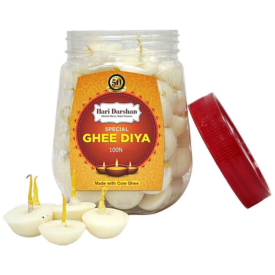 Hari Darshan Special Ghee Diya Battis - Ready To Use, Burns Up To 25 Minutes 100 pcs – view 7