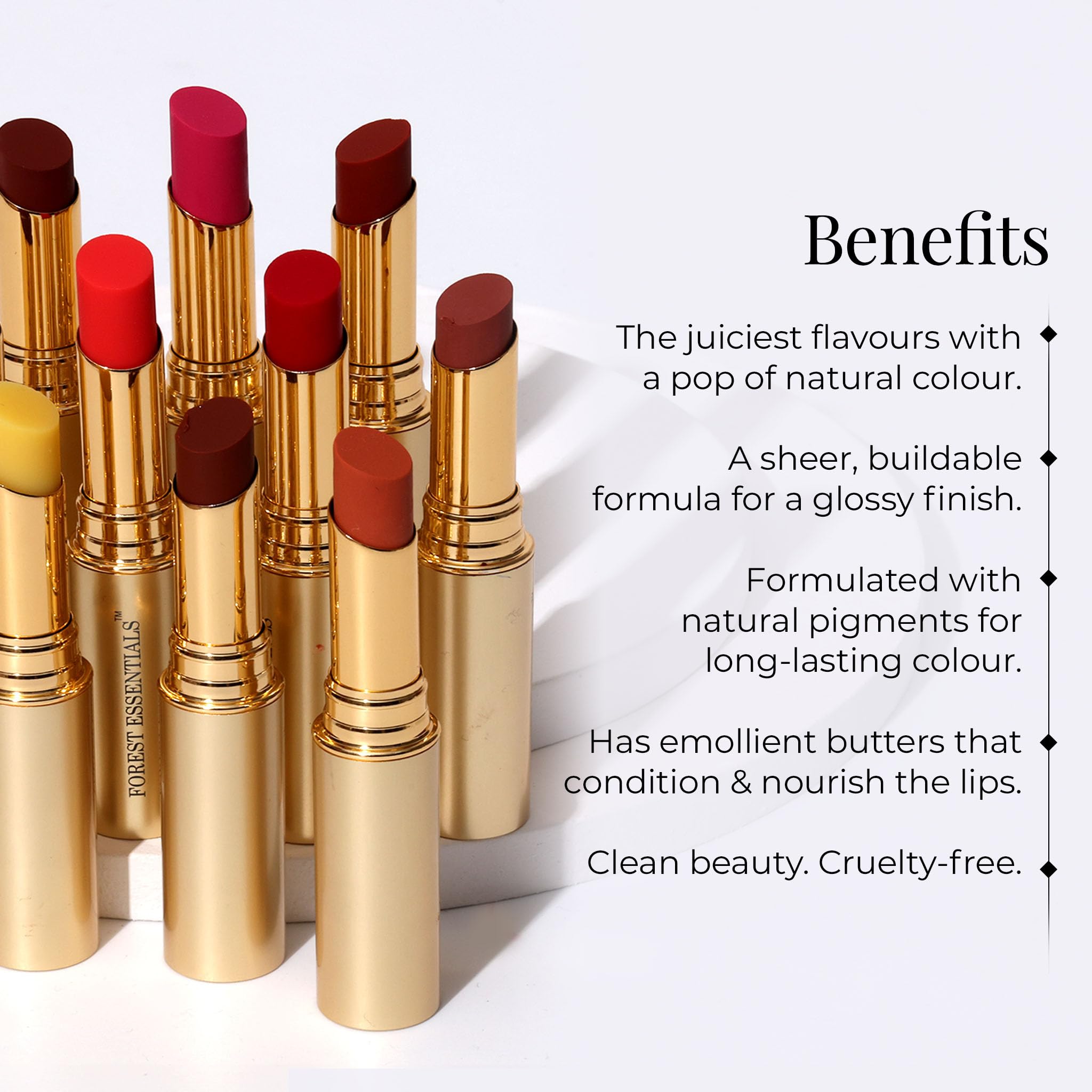 Forest Essentials Tinted Lip Serum Madhu Rasa Misri Cardamom – view 2