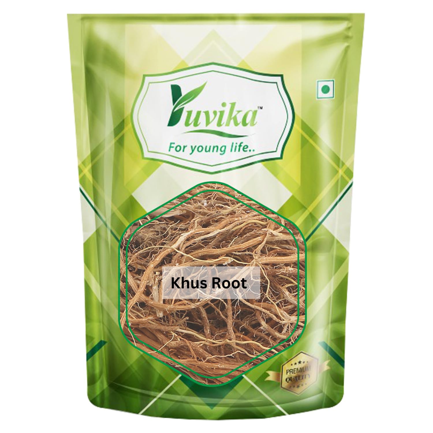 Pack of Yuvika khus root loose vetiver roots 200 g