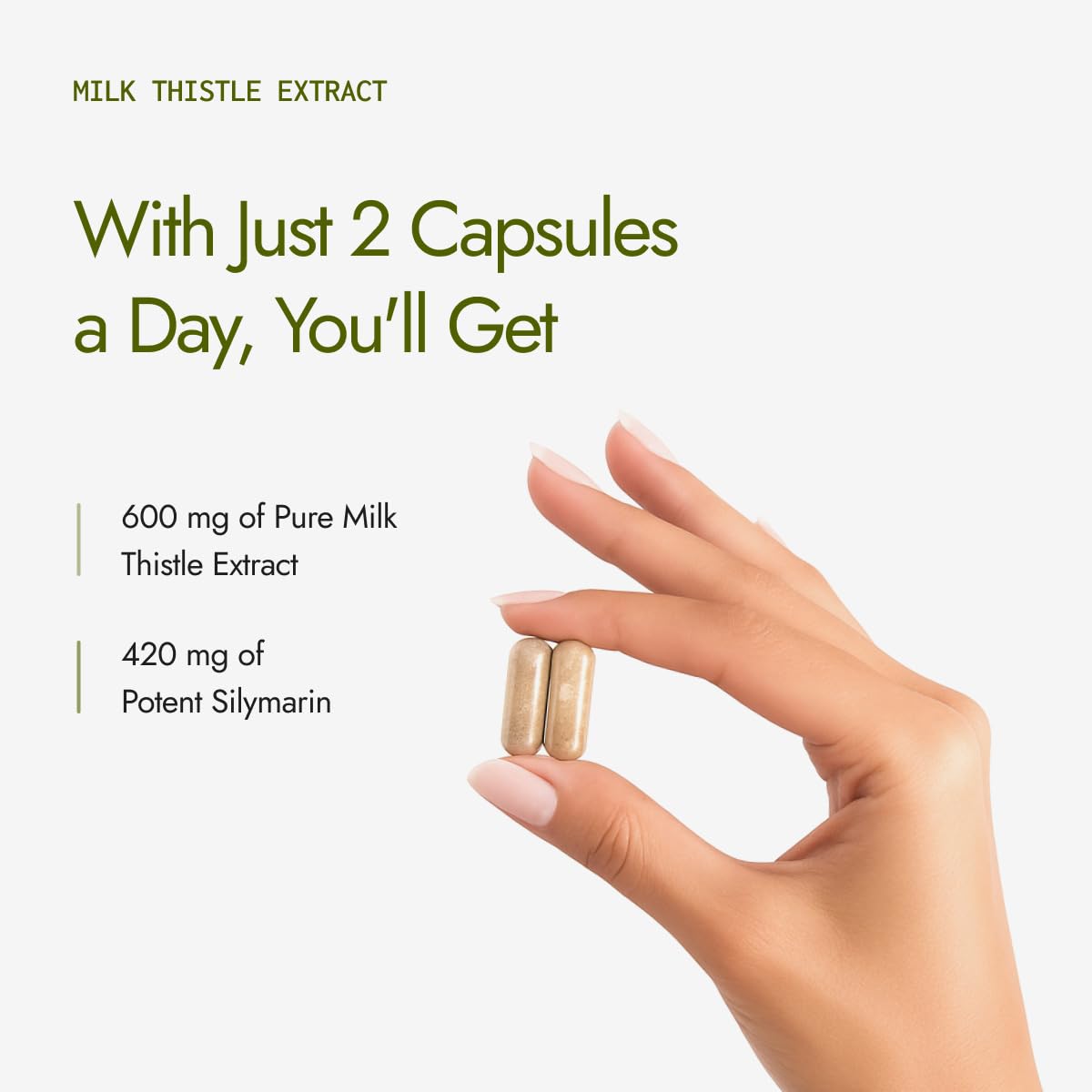 Kapiva Milk Thistle Capsules (120N) – view 2