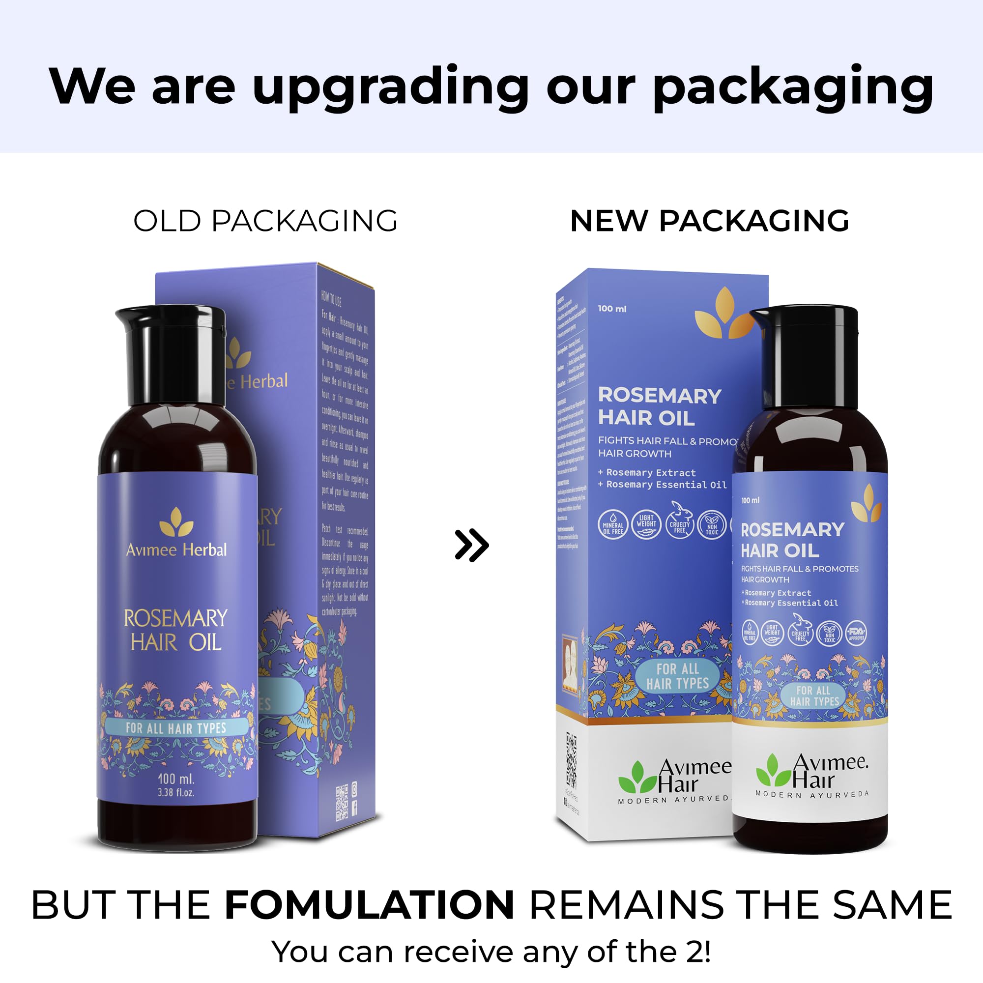 Avimee Herbal Rosemary Hair Oil – view 2