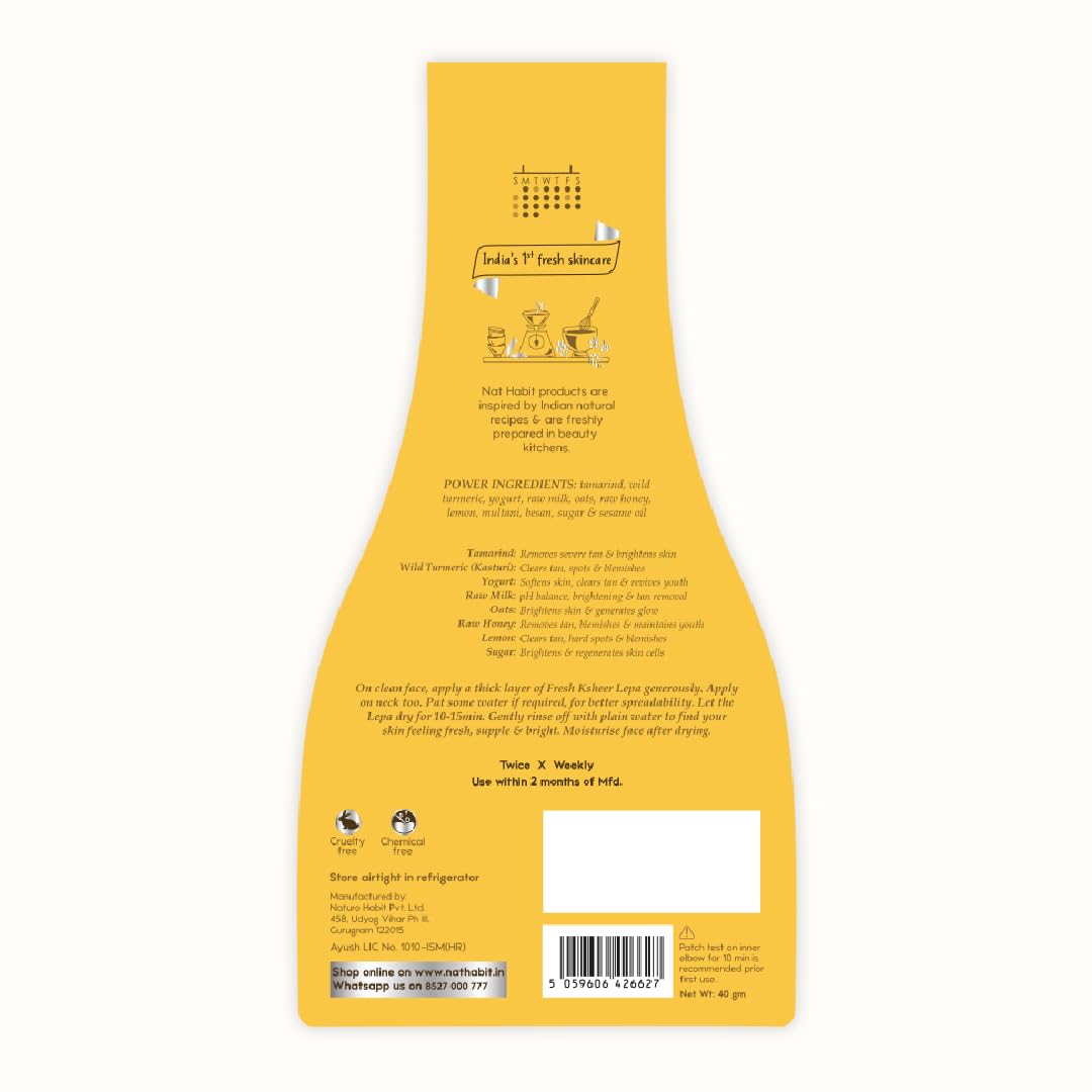 Nat Habit Tamarind & Kasturi Haldi Face Pack – view 8