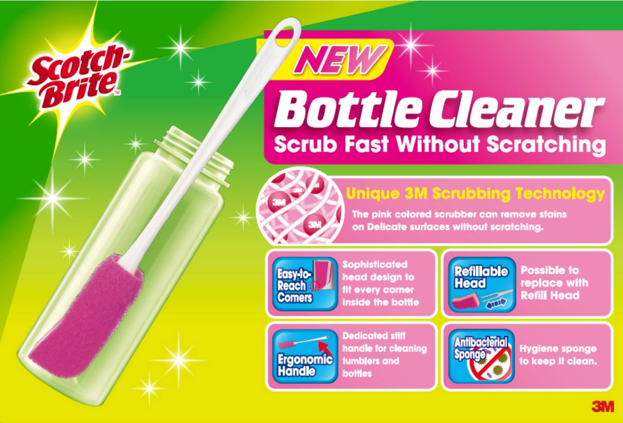 Scotch-Brite Plastic Bottle Cleaner Brush – view 2