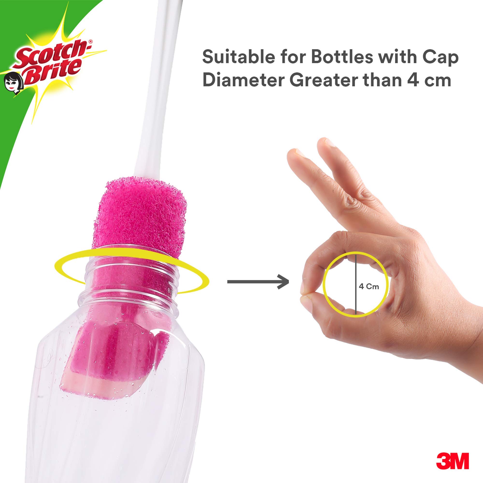 Scotch-Brite Plastic Bottle Cleaner Brush – view 3