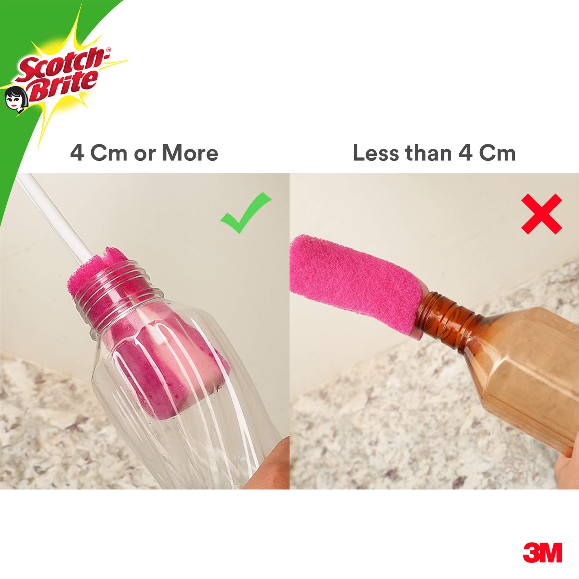 Scotch-Brite Plastic Bottle Cleaner Brush – view 4