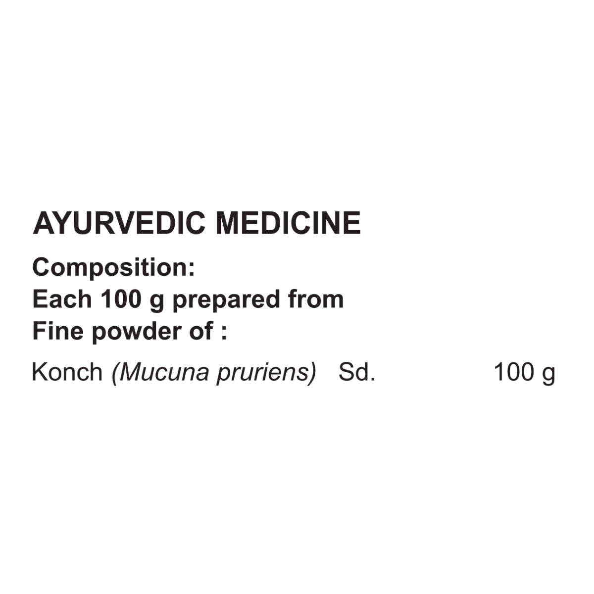 Divya Shuddh Konch Beej Churna 100 g – view 4
