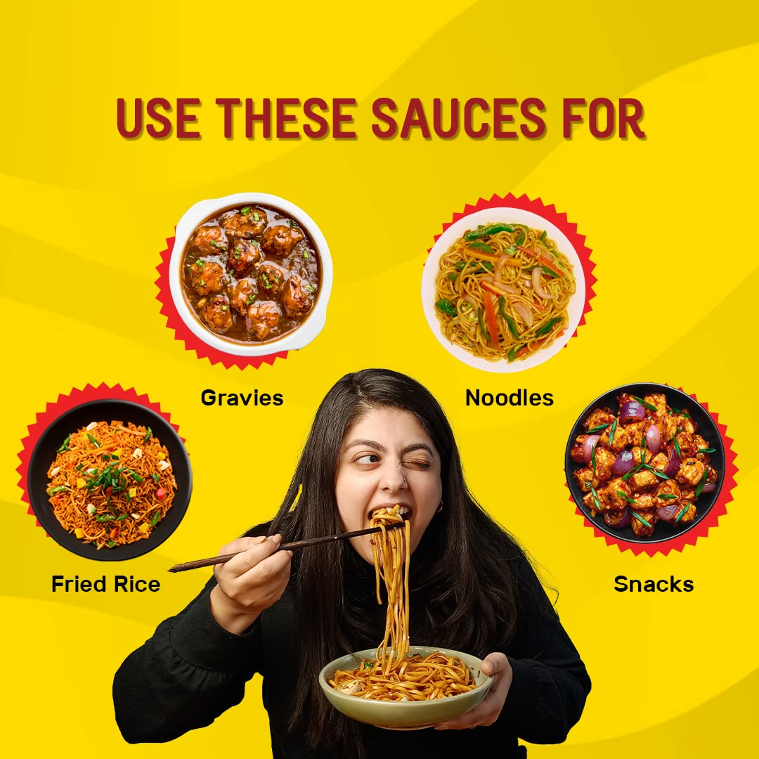 MasterChow Flavour Power Sauce Combo: Chilli Garlic Sauce, Holy Basil Sauce, Sweet & Spicy Sauce and Black Bean Dip – view 4