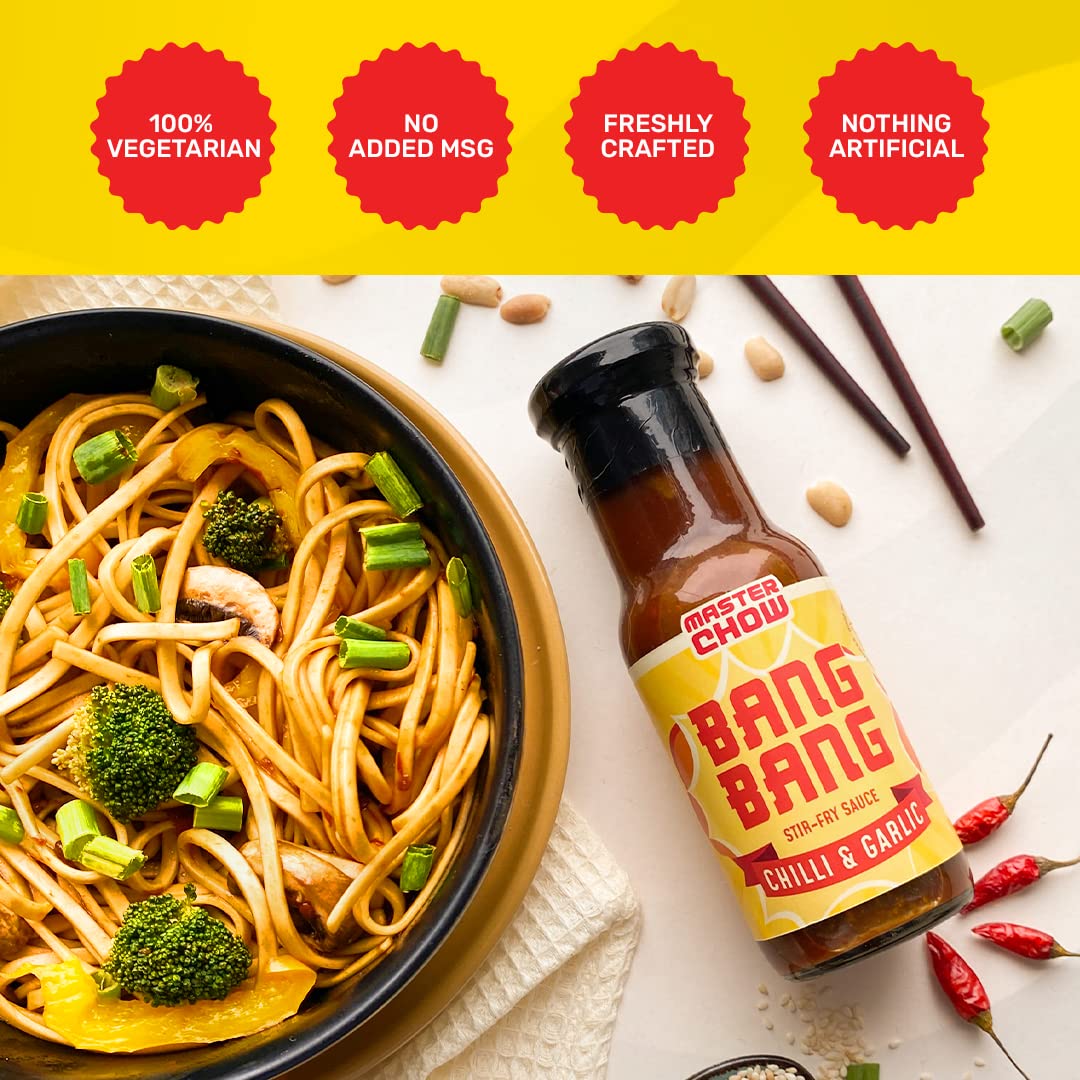 MasterChow Flavour Power Sauce Combo: Chilli Garlic Sauce, Holy Basil Sauce, Sweet & Spicy Sauce and Black Bean Dip – view 9