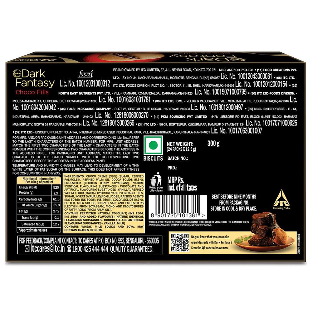 Sunfeast Dark Fantasy Original Choco Filled Biscuits 300 G – view 2