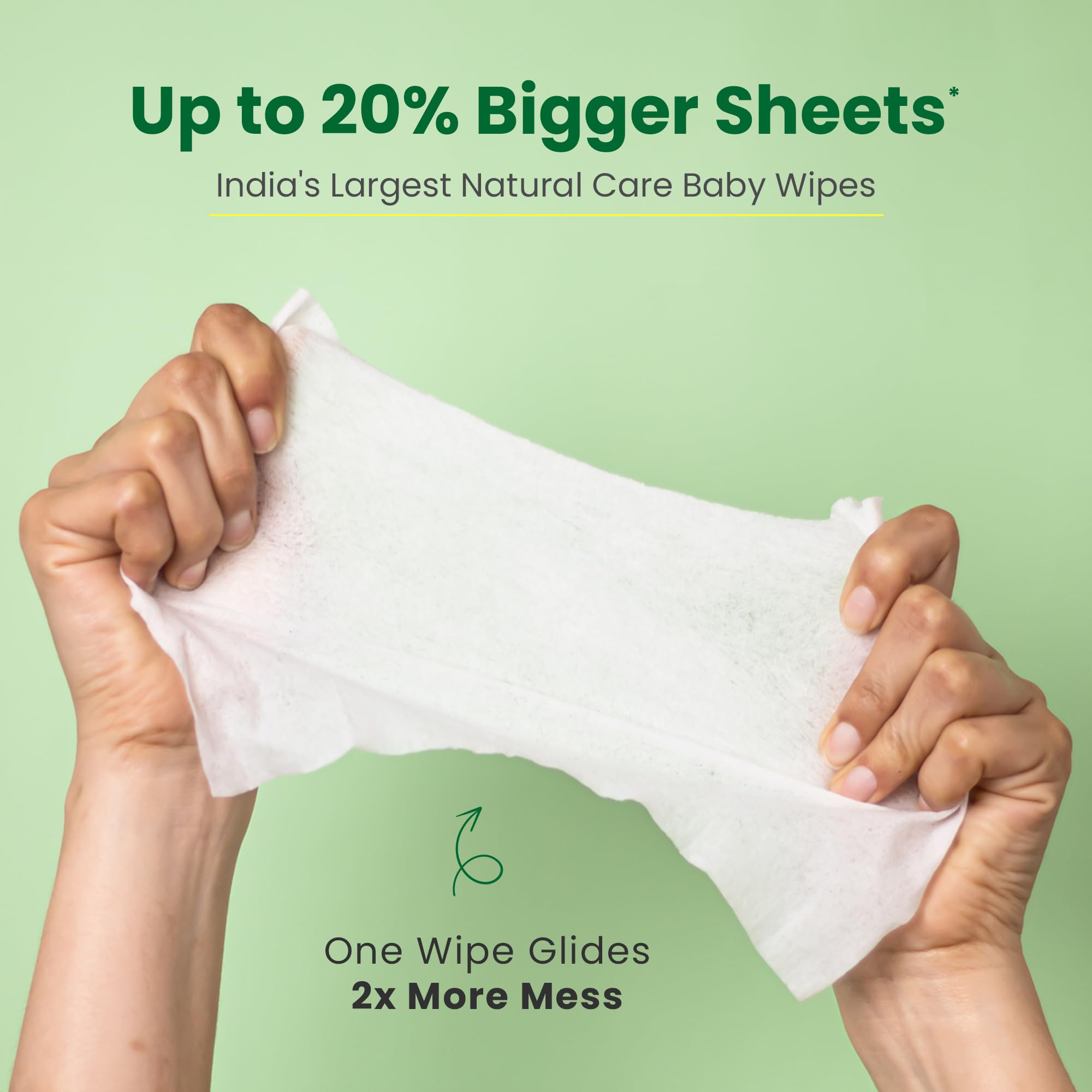 Mother Sparsh Natural Care Baby Wipes I 100% Plant Made Fabric From Forest Land – view 5