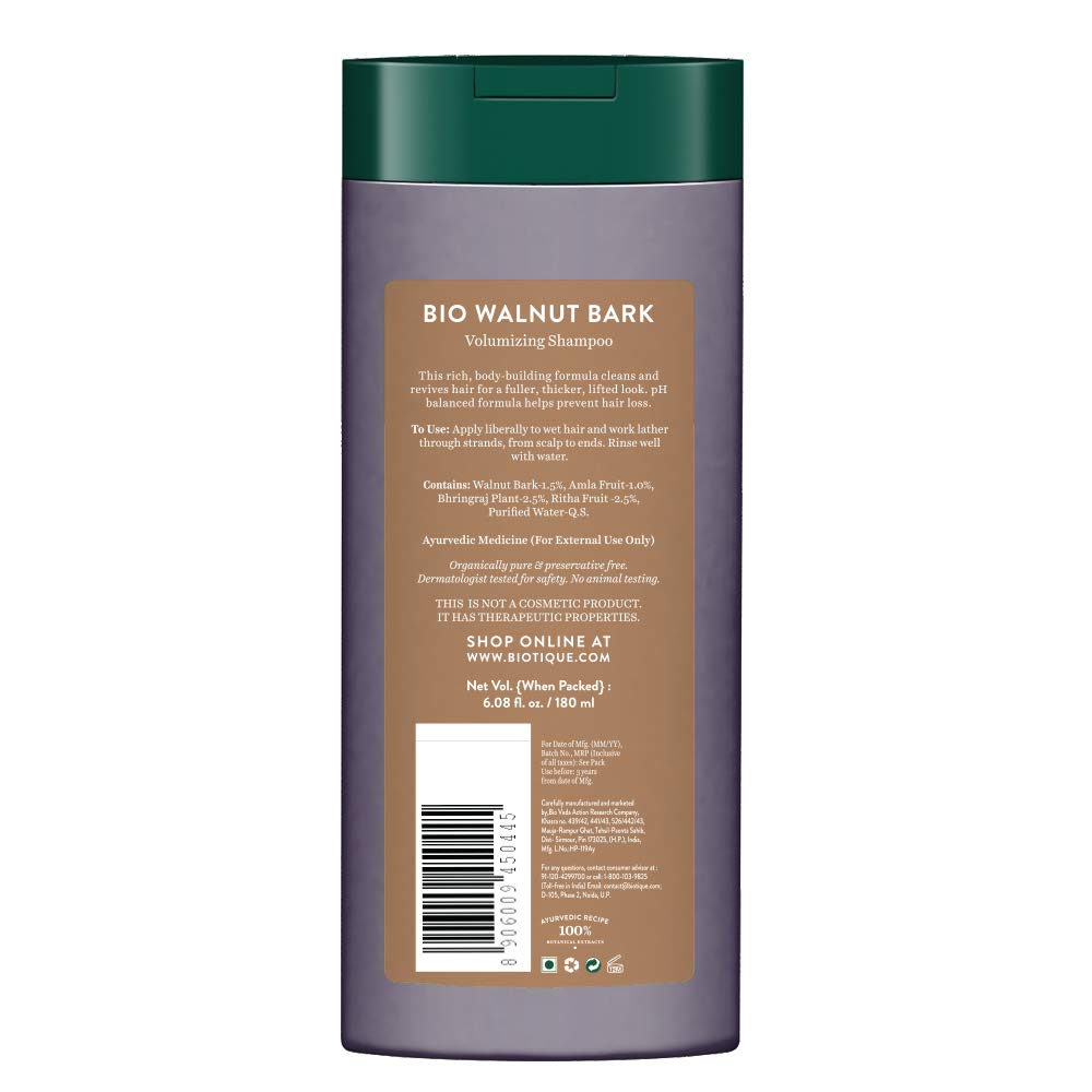 Biotique Bio Walnut Volume and Bounce Shampoo and Conditioner – view 2