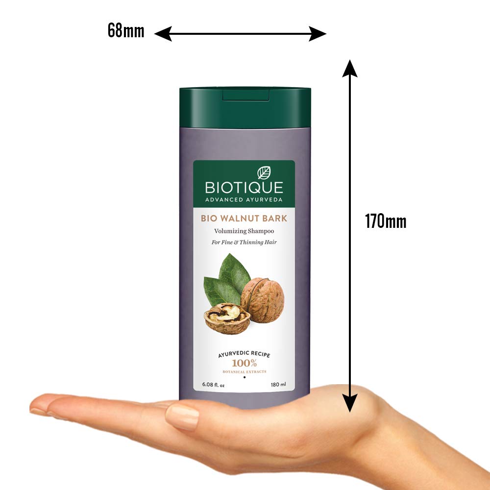 Biotique Bio Walnut Volume and Bounce Shampoo and Conditioner – view 3