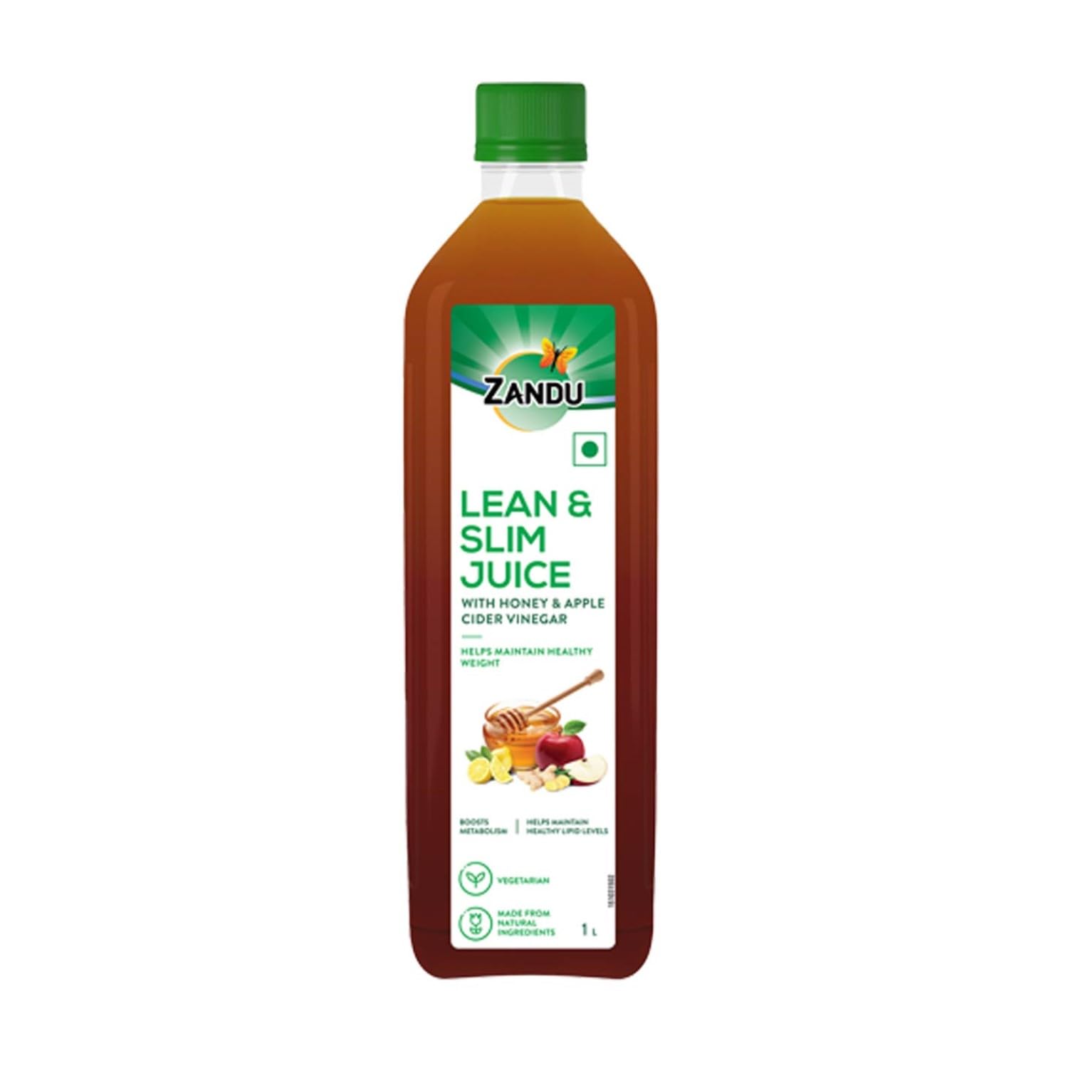 1 litre bottle of Zandu Lean & Slim Juice