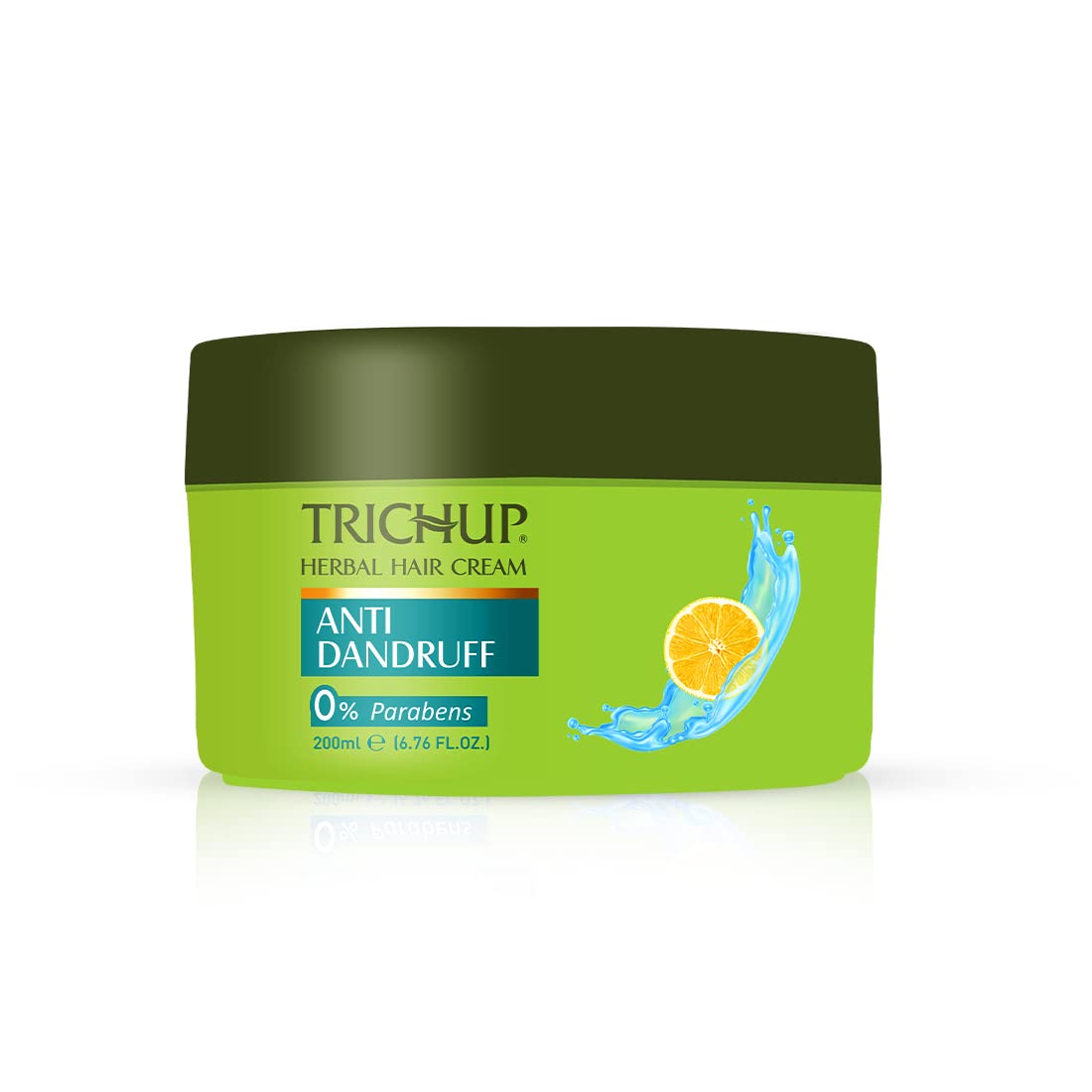 Trichup herbal anti dandruff hair cream jar 200 ml front view