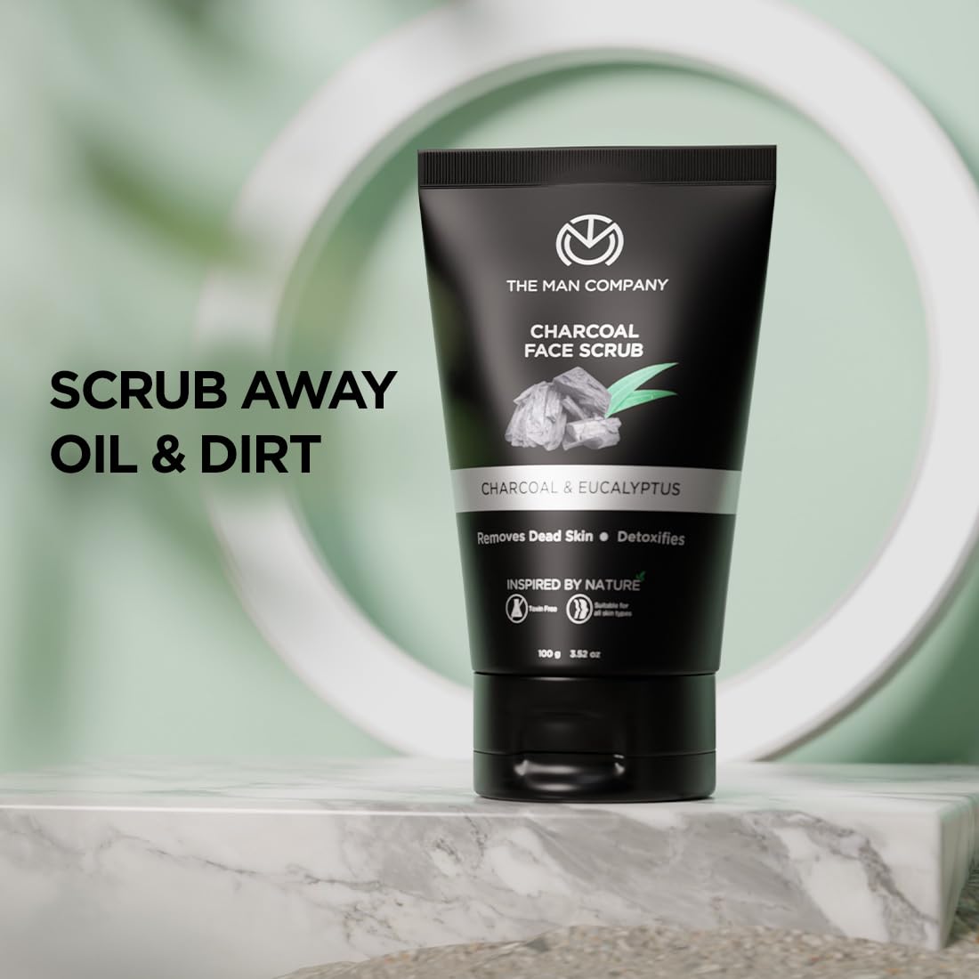 The Man Company Charcoal Tan Removal Face Scrub for Glowing Skin – view 7
