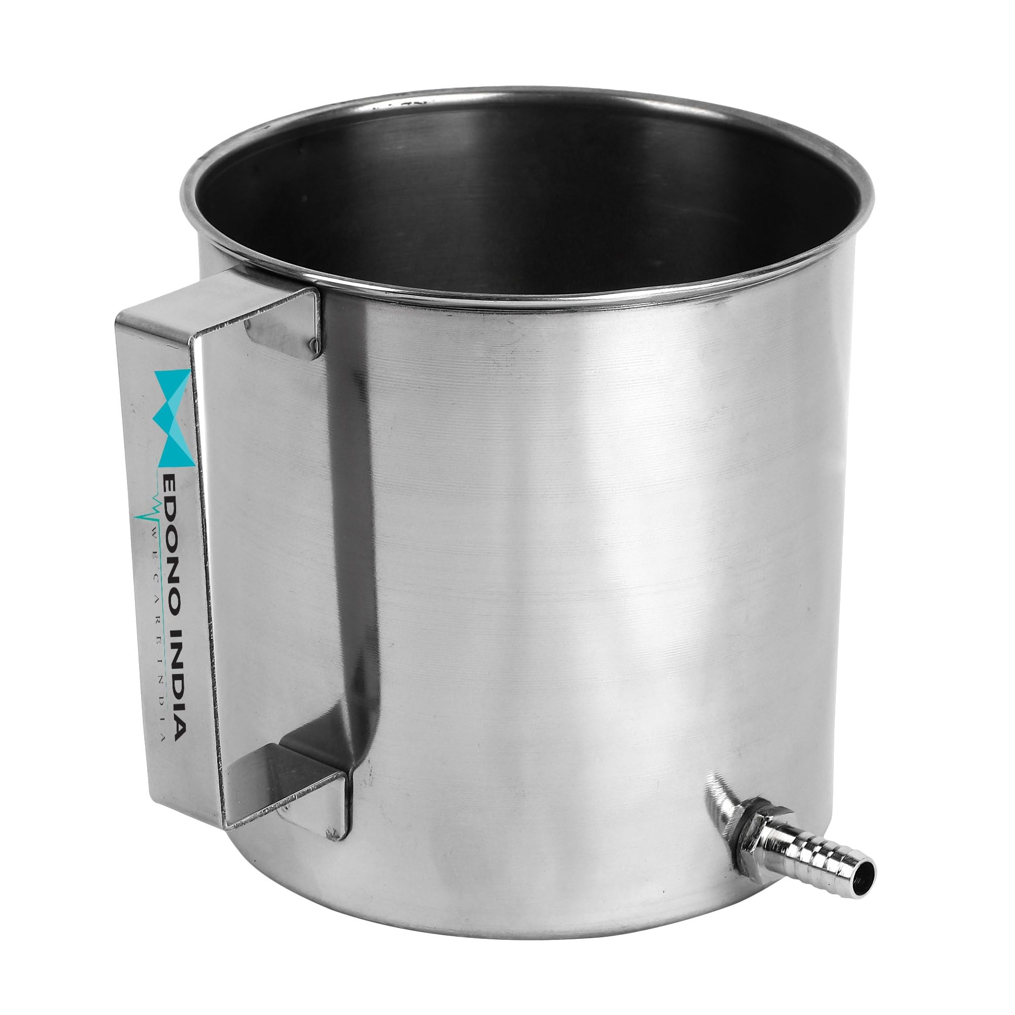 Medono India Stainless Steel Enema Pot (Niruha Basti) with Tube & Nozzles, 1.5L - Eco-friendly, Sturdy & Durable – view 3