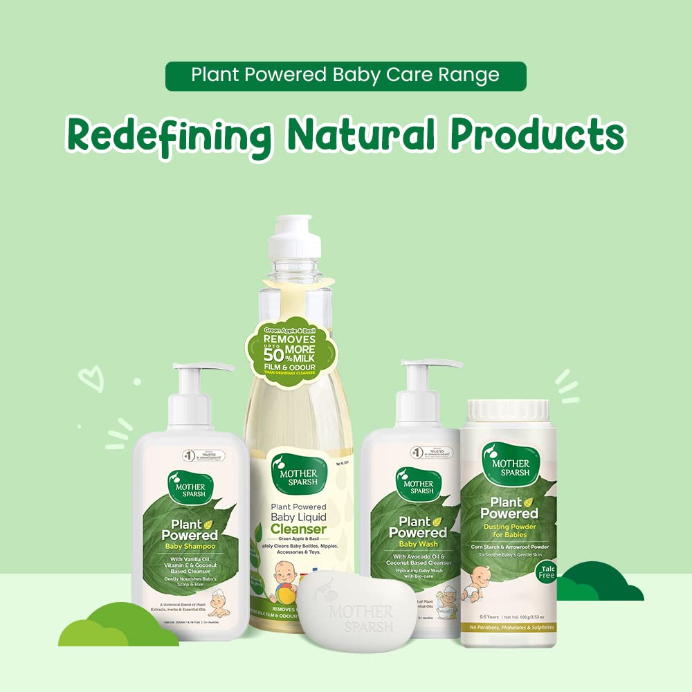 Mother Sparsh Natural Baby Liquid Cleanser 175ml – view 5