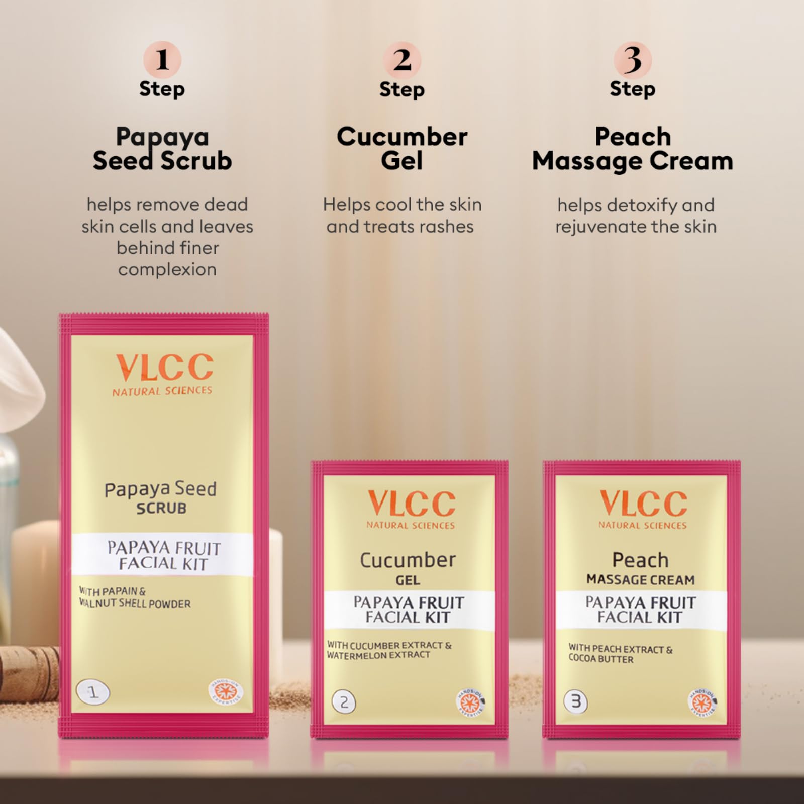 VLCC Salon Series Fruit Facial Kit - ( 6 Facials ) - 300 g – view 6