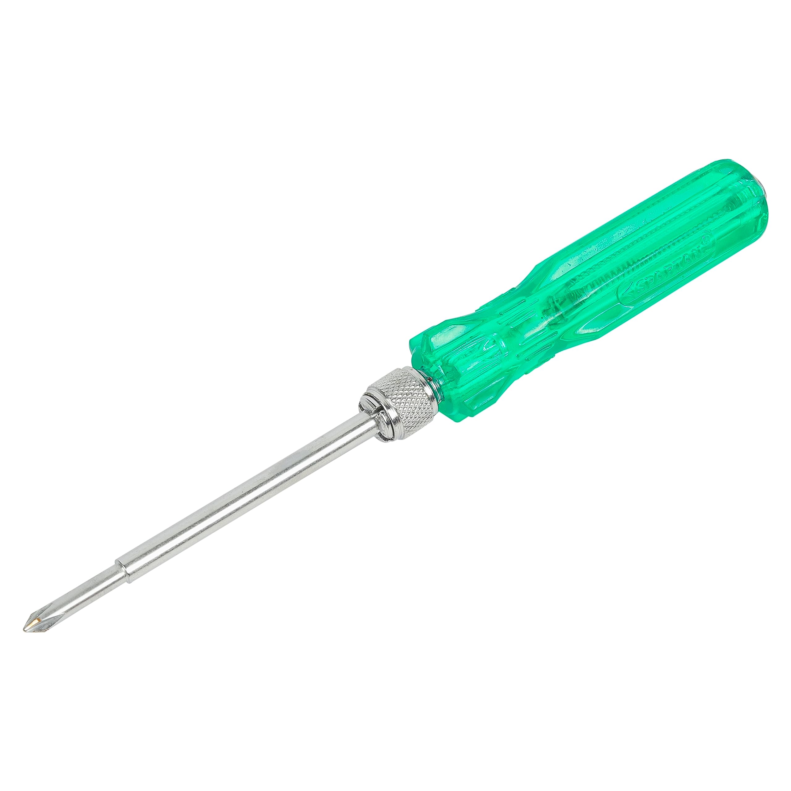 Spartan BS-01 5-in-1 Pc Screw Driver Kit With 2 Flat Blades, 2 Phillips Head, 1 Round Poker Bar For Home Use/For Multipurpose Application (S-6, Green) – view 2