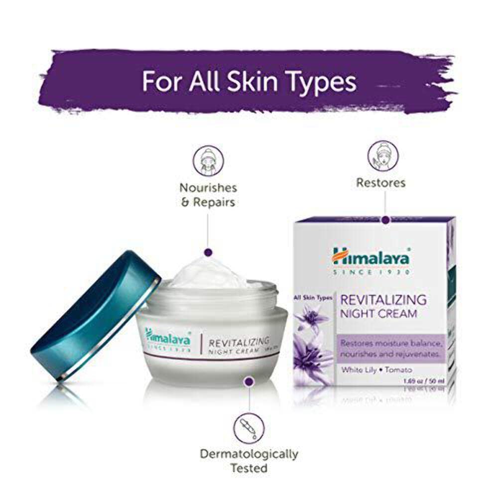 Himalaya Revitalizing Night Cream with white lily – view 3