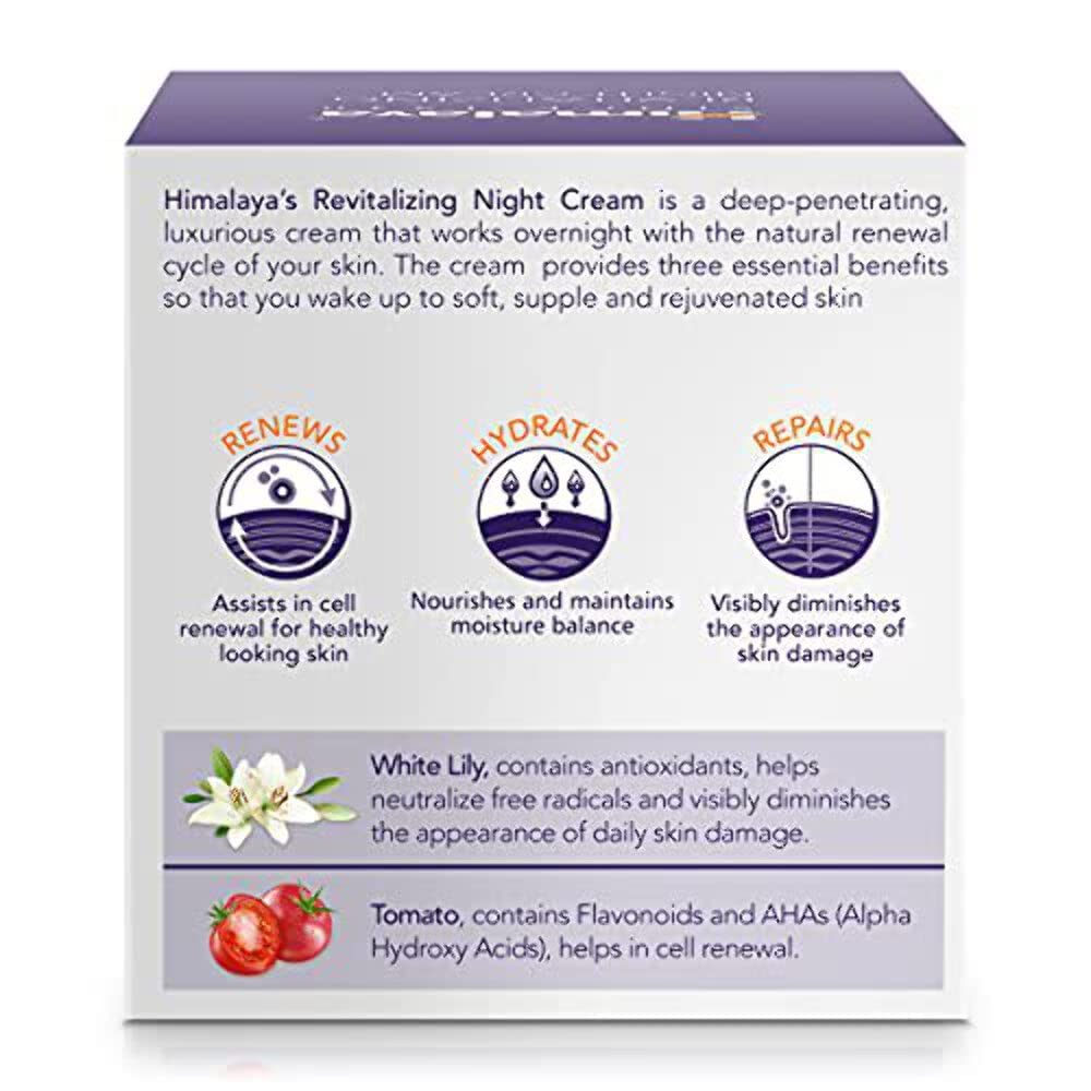 Himalaya Revitalizing Night Cream with white lily – view 7