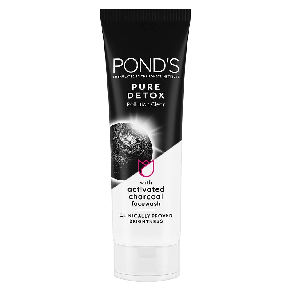 Activated charcoal anti-pollution face wash gel tube by POND'S