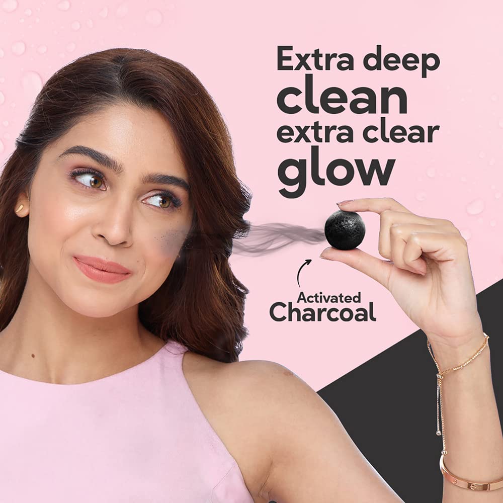 Pond's Pure Detox Anti-Pollution Purity Face Wash With Activated Charcoal Deep Cleans Impurities Dirt And Pollution For 2X Brighter Glowing Skin,50 g – view 6