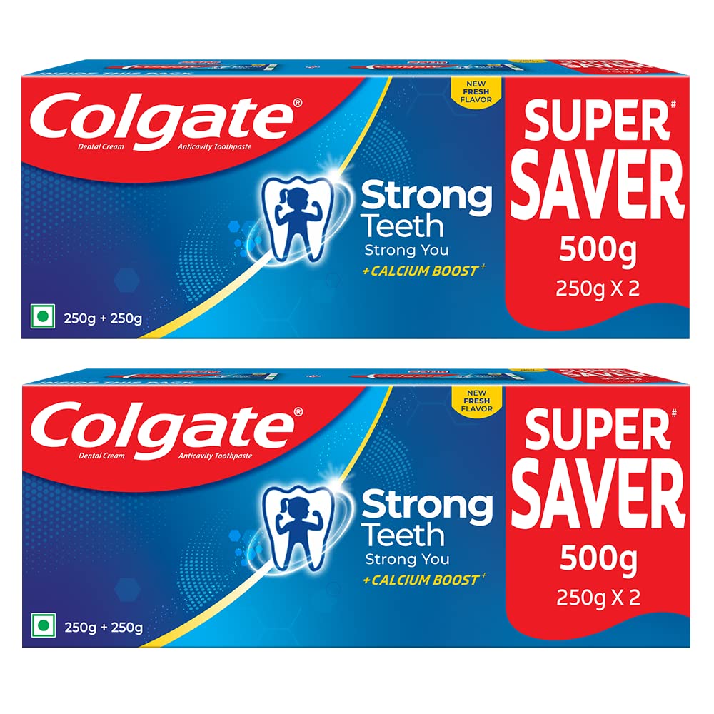 Colgate toothpaste 500 g x 2 saver pack tubes