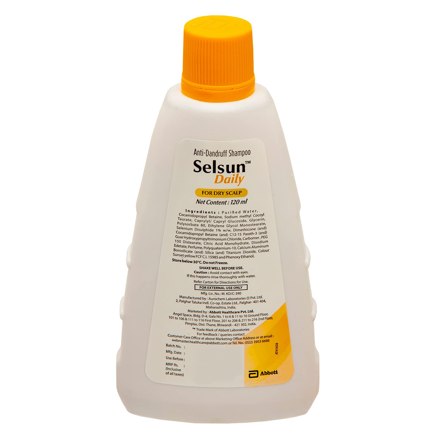 Abbott Selsun Daily Anti-Dandruff Shampoo for Dry Scalp 120 ml – view 2