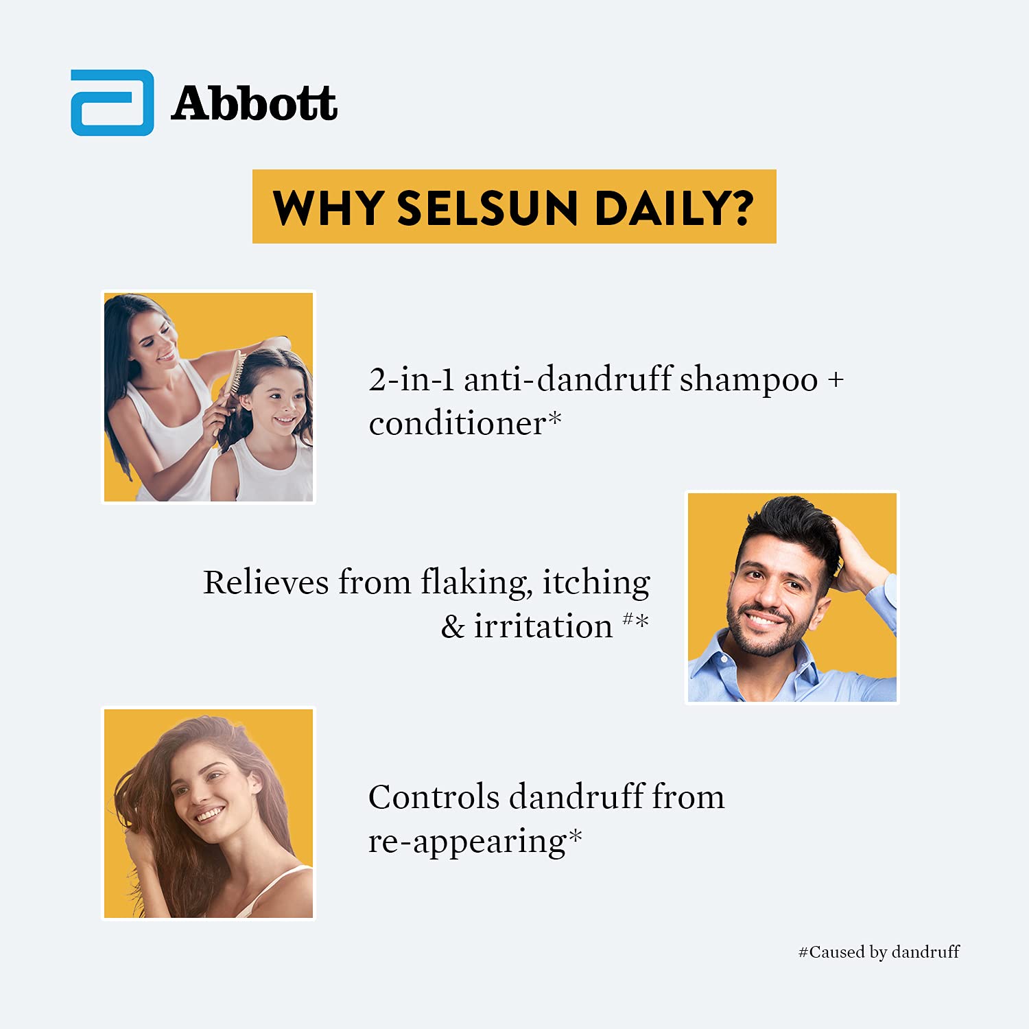 Abbott Selsun Daily Anti-Dandruff Shampoo for Dry Scalp 120 ml – view 3