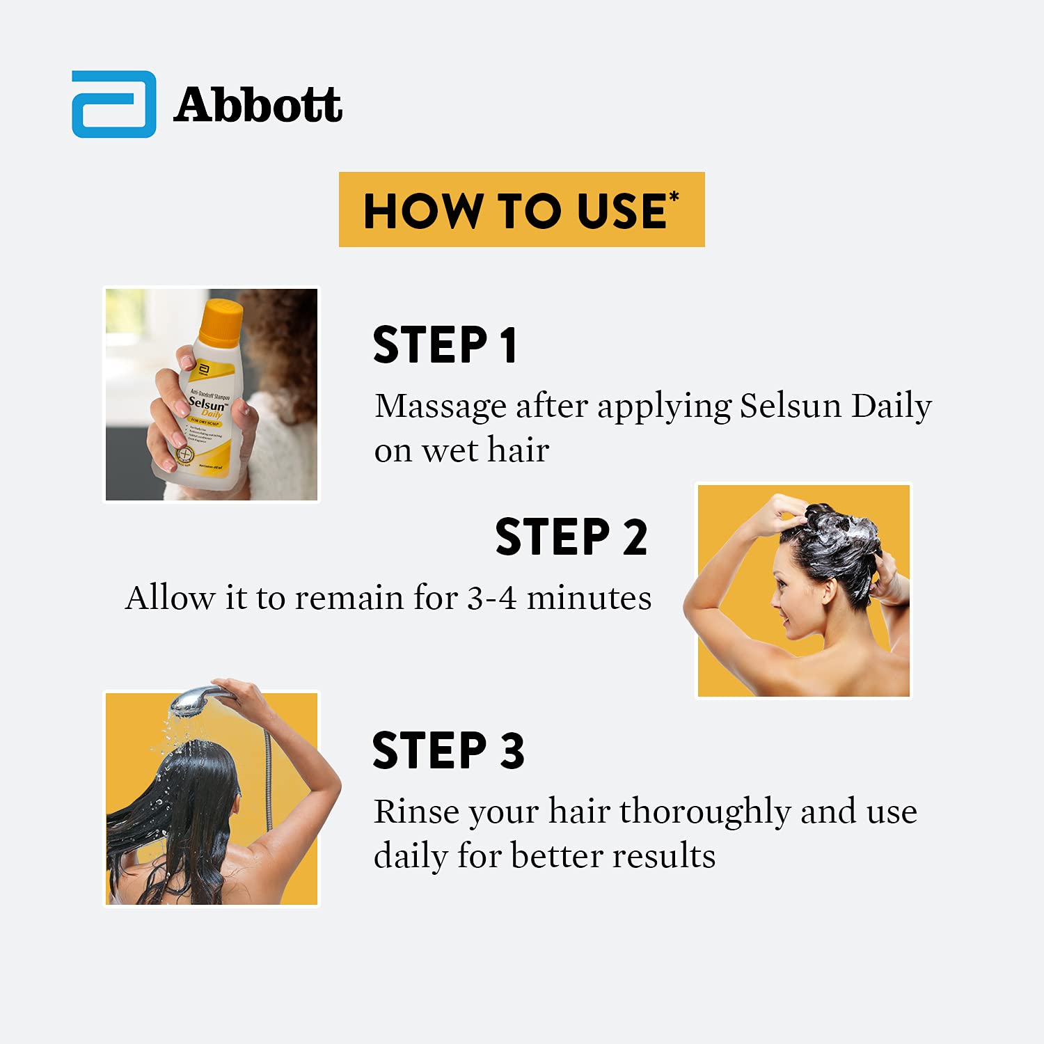 Abbott Selsun Daily Anti-Dandruff Shampoo for Dry Scalp 120 ml – view 5