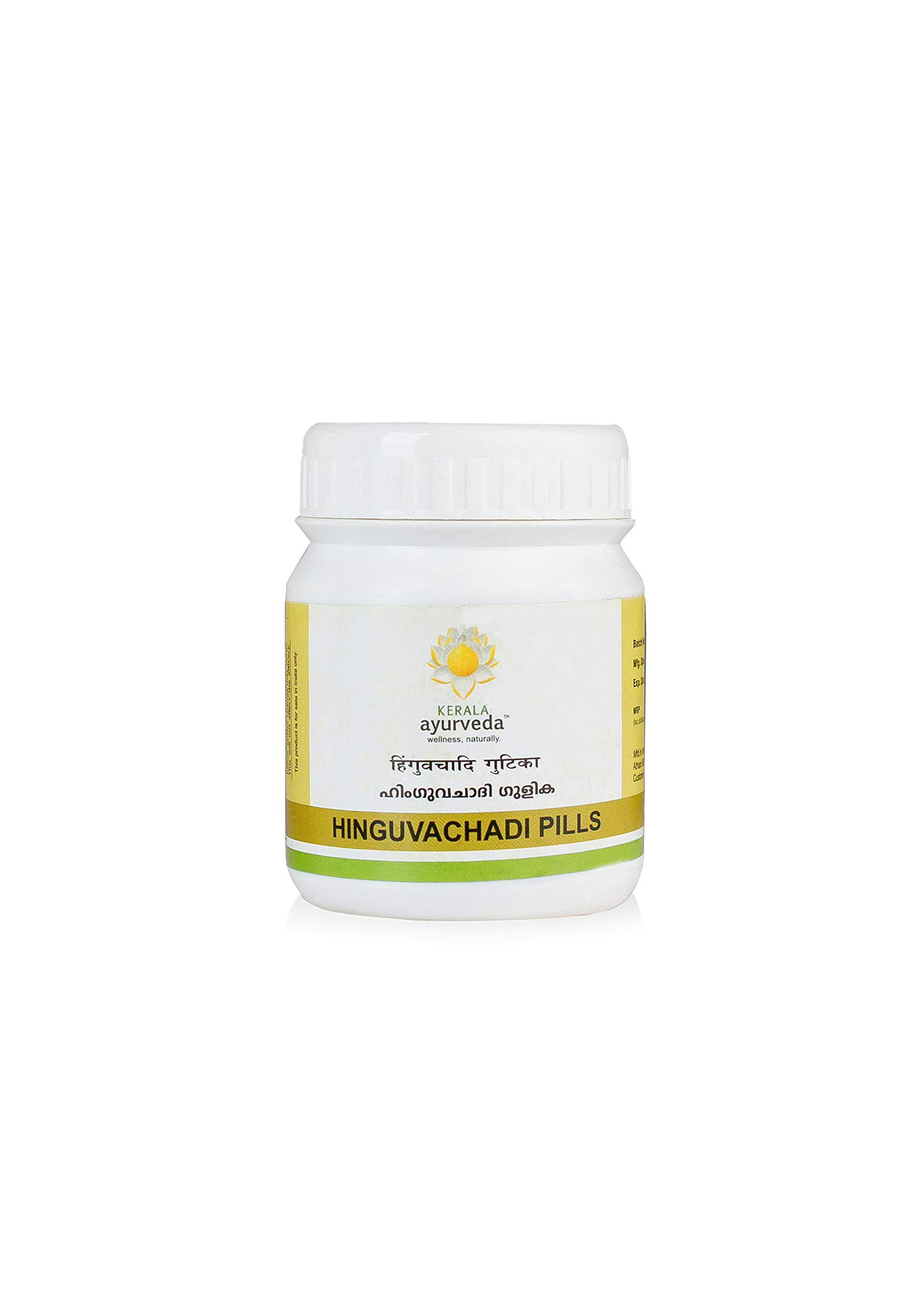 Kerala Ayurveda Hinguvachadi Gulika tablet bottle with 50-count pack