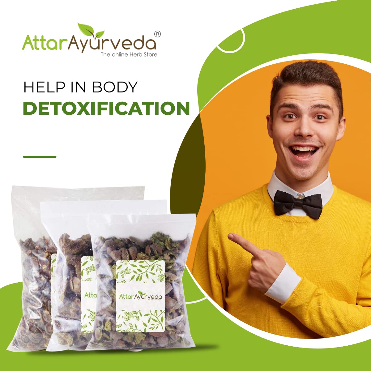 Attar Ayurveda Triphala Raw (1:1:1) - 750 grams, Raw, Whole - Harad, Baheda, Amla – view 4