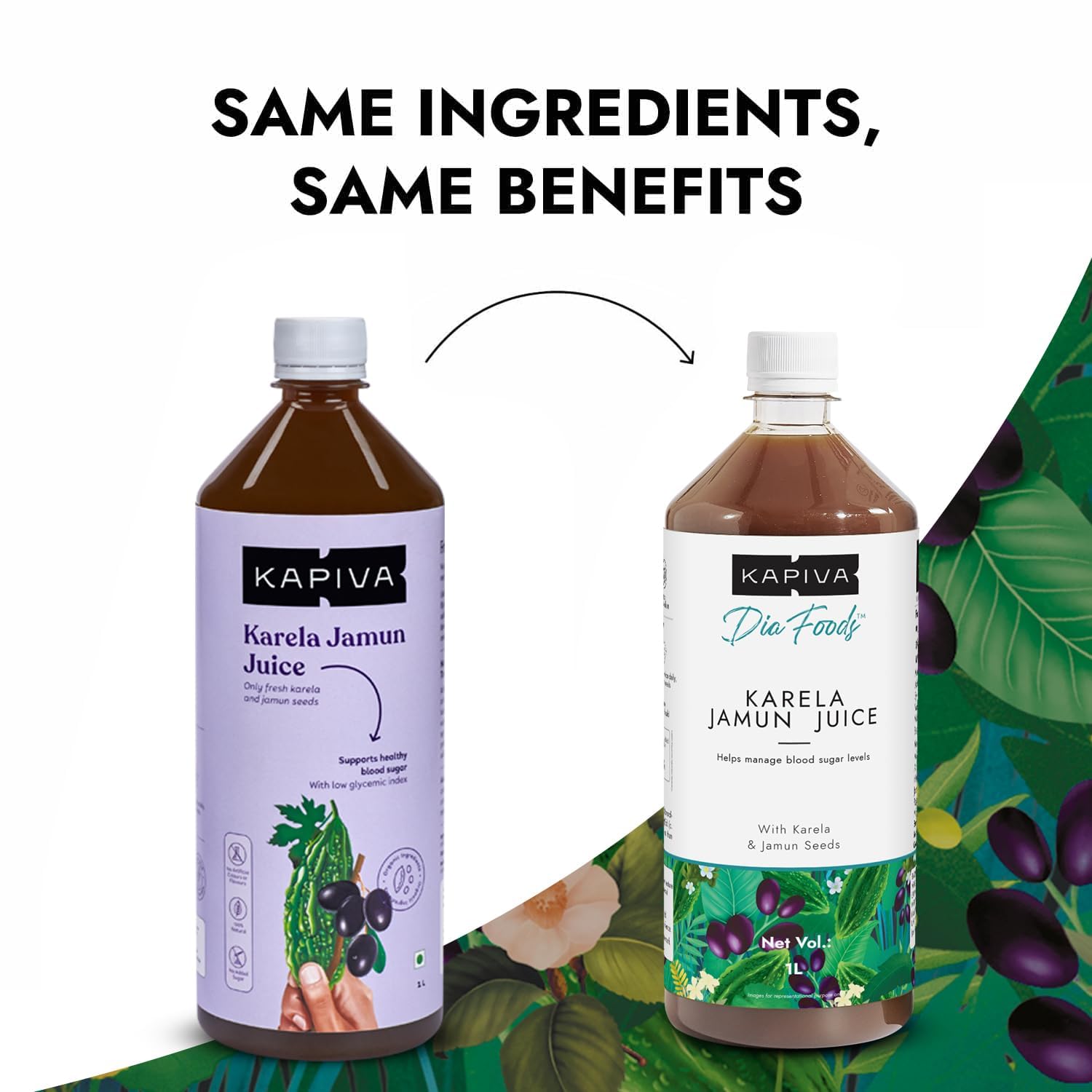 Kapiva Karela Jamun Juice + Amla Juice – view 2