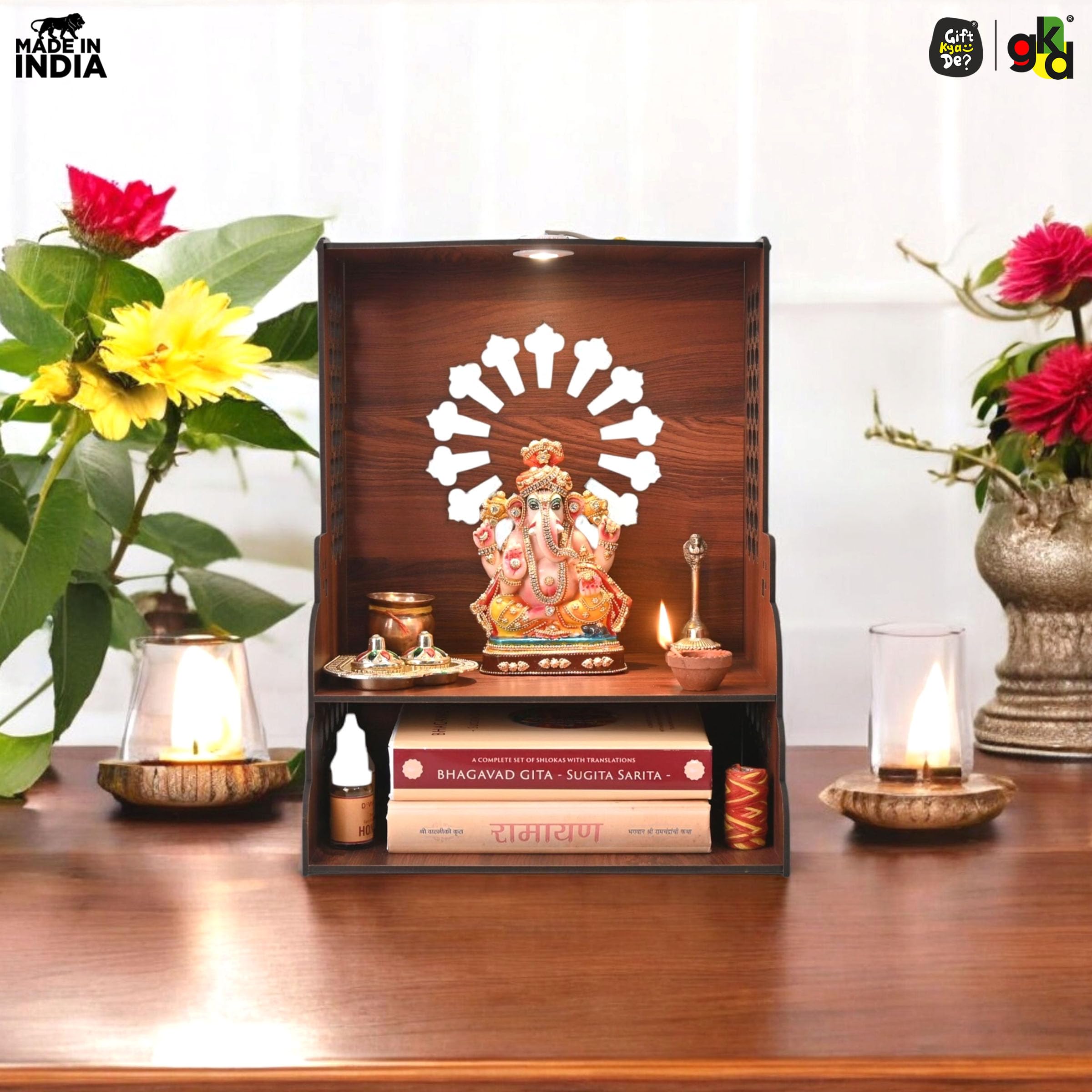 Gift Kya De Wooden Temple for Home – view 2