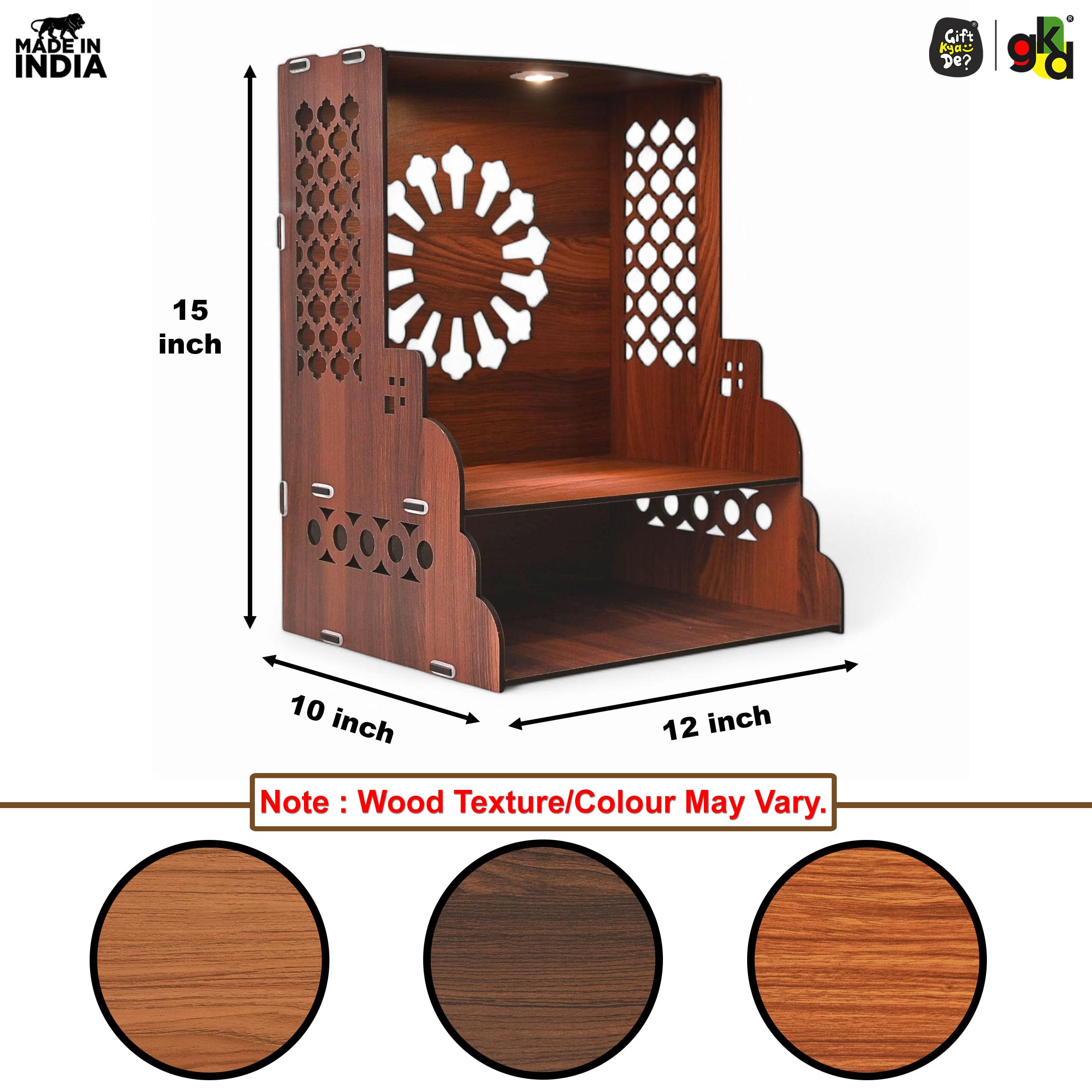 Gift Kya De Wooden Temple for Home – view 3