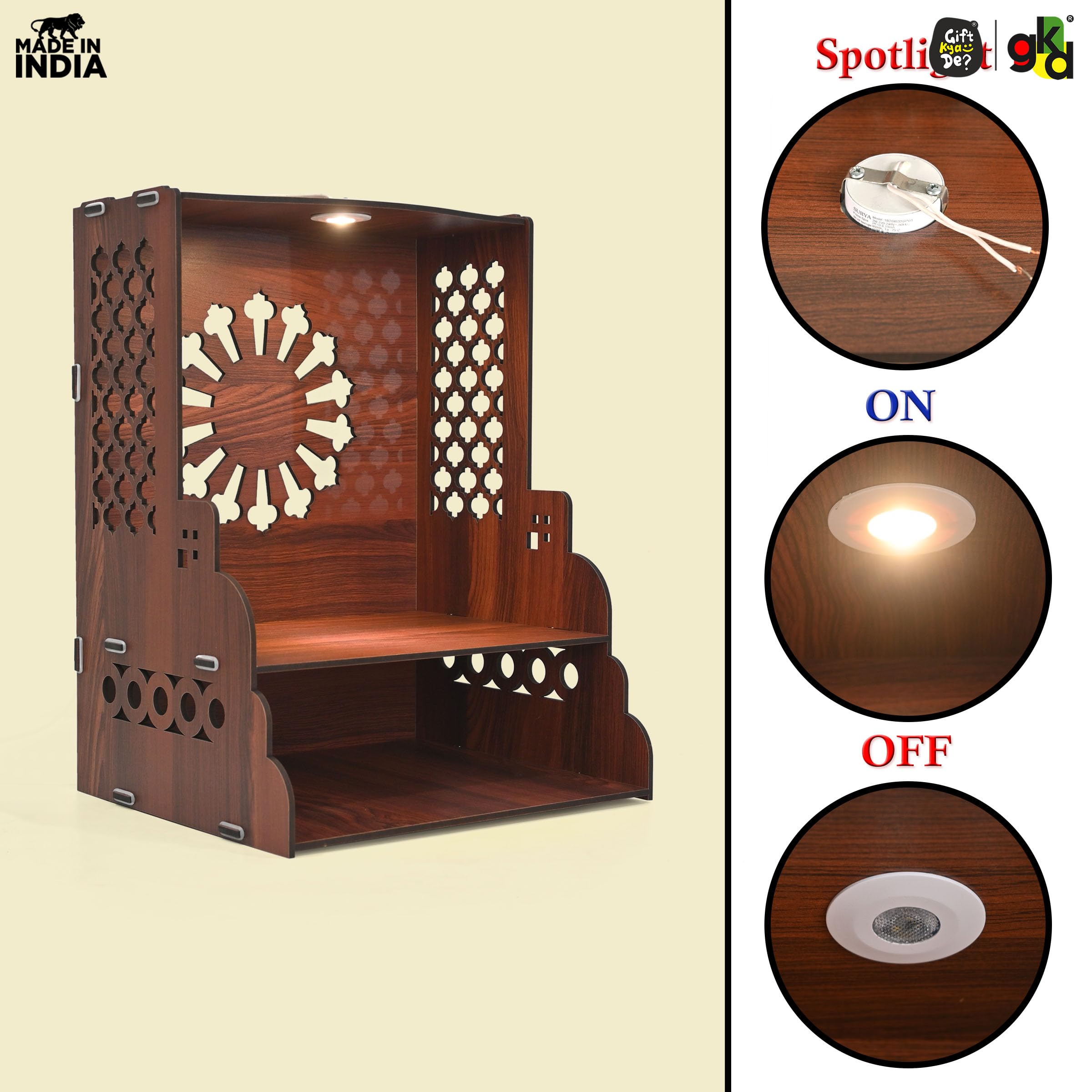 Gift Kya De Wooden Temple for Home – view 5