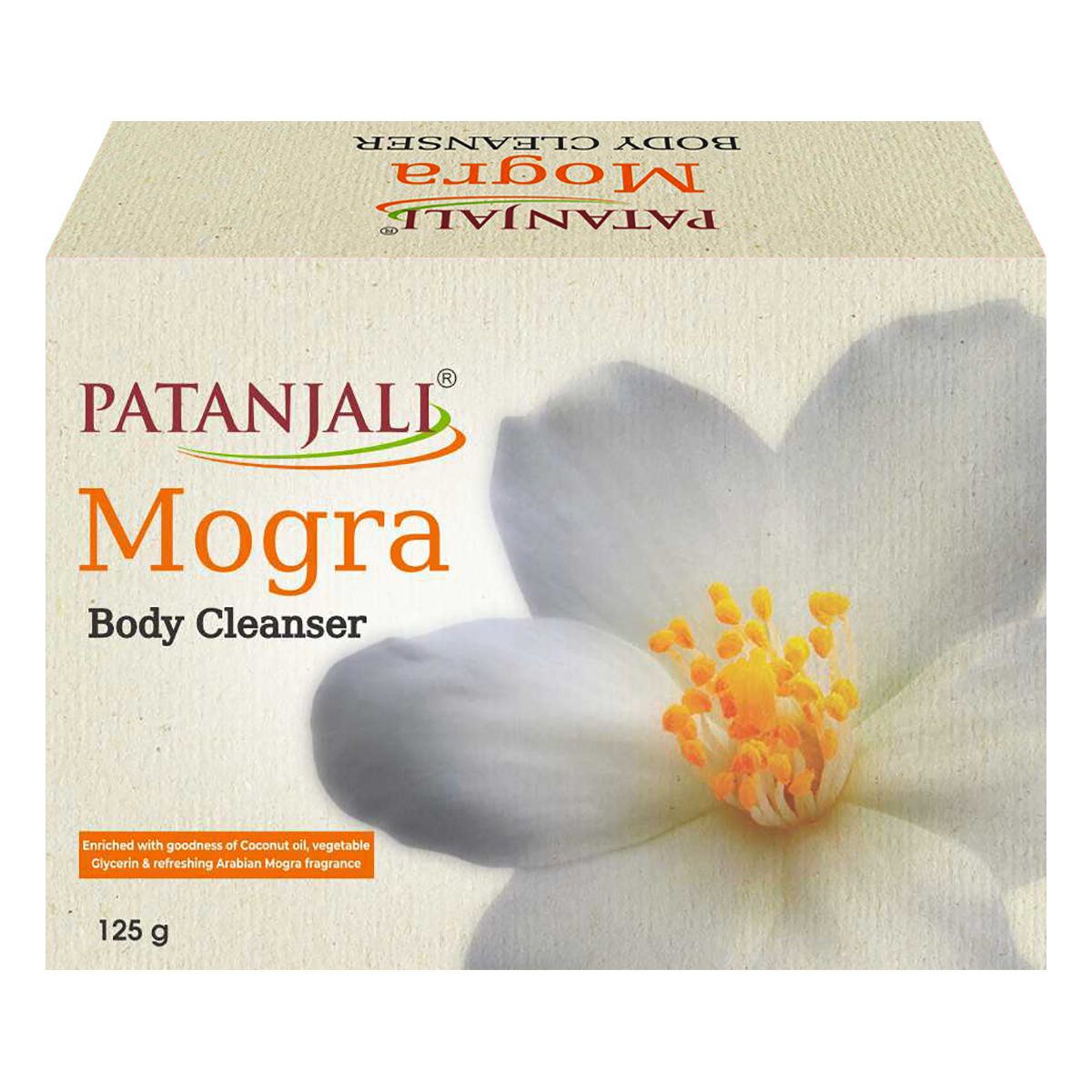 Boxed Patanjali Mogra Body Cleanser Soap bars pack
