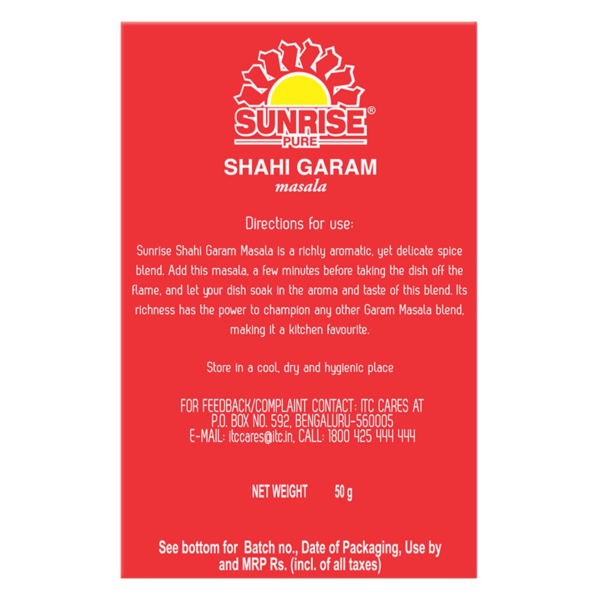Sunrise Pure, Shahi Garam Masala Powder - 50 grams (Pouch) – view 2