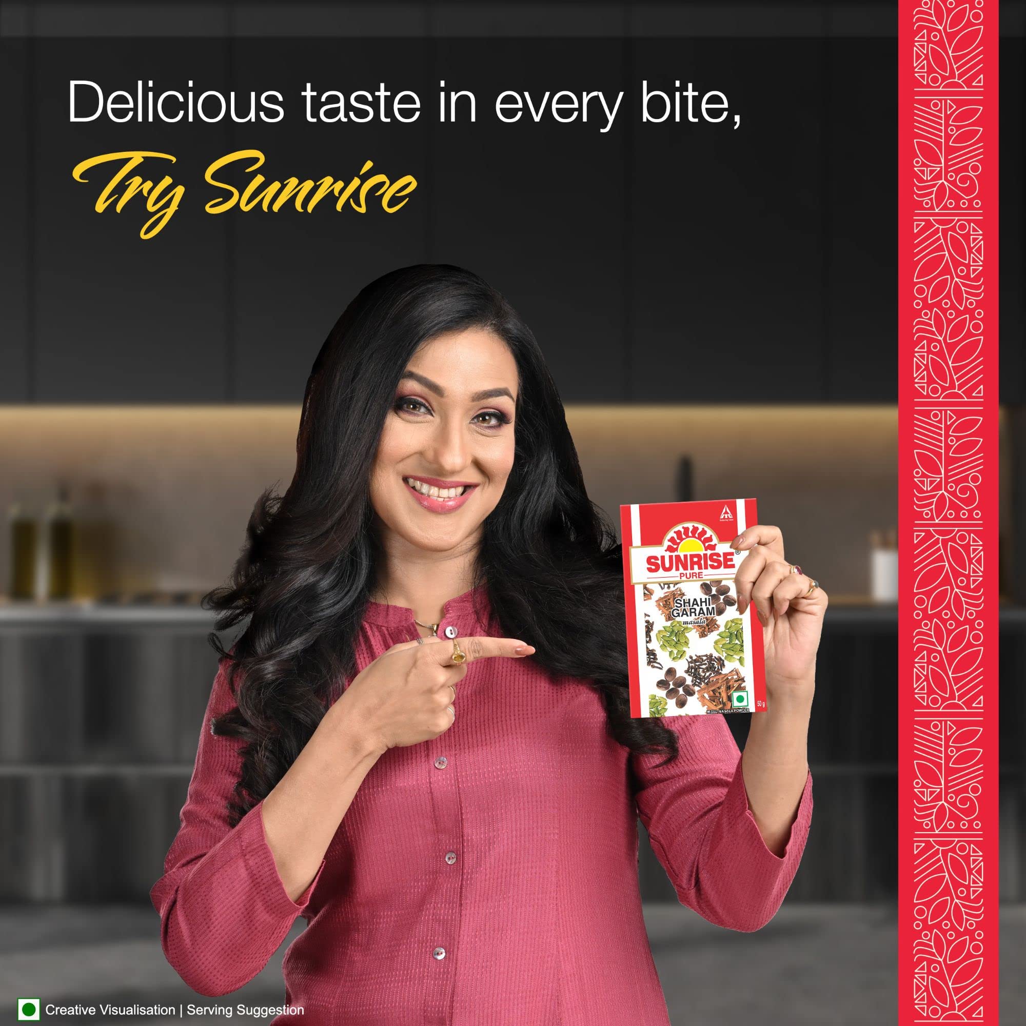 Sunrise Pure, Shahi Garam Masala Powder - 50 grams (Pouch) – view 3
