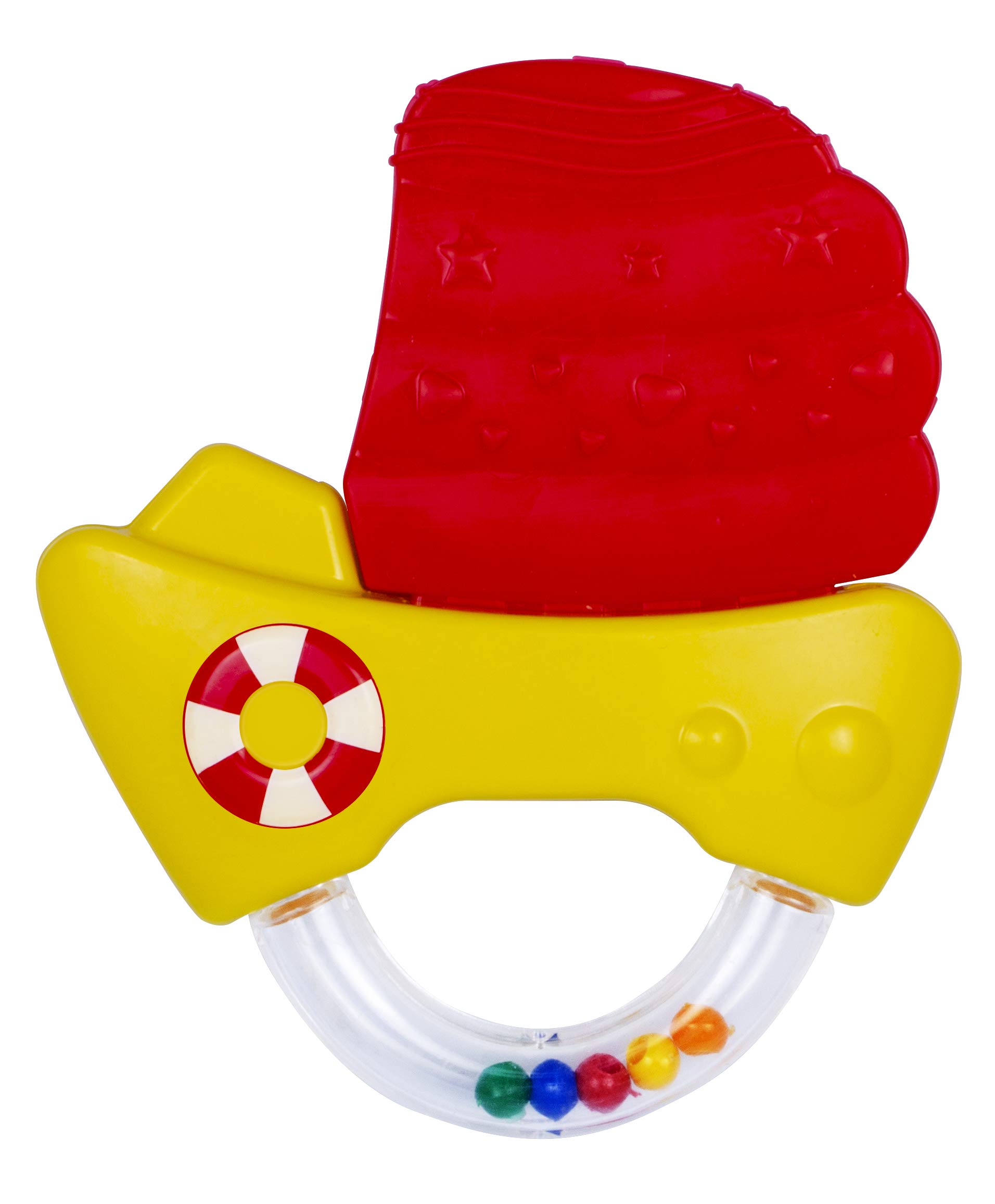 Giggles - Disney Rescue Boat Teether , Teether for Babies to soothen Their Gums , Easy to Grasp,Hold and chew , 3 Months & Above , Infant Toys