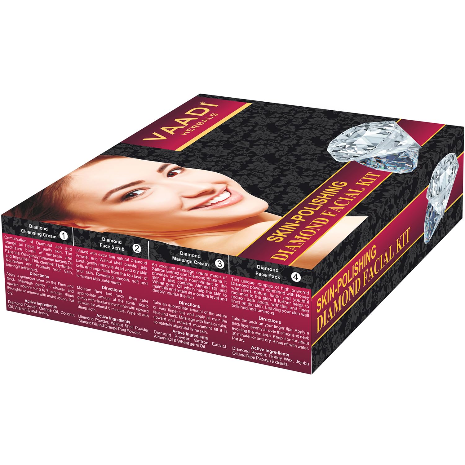 Vaadi Herbals Skin Polishing Diamond Facial Kit, 110g – view 2